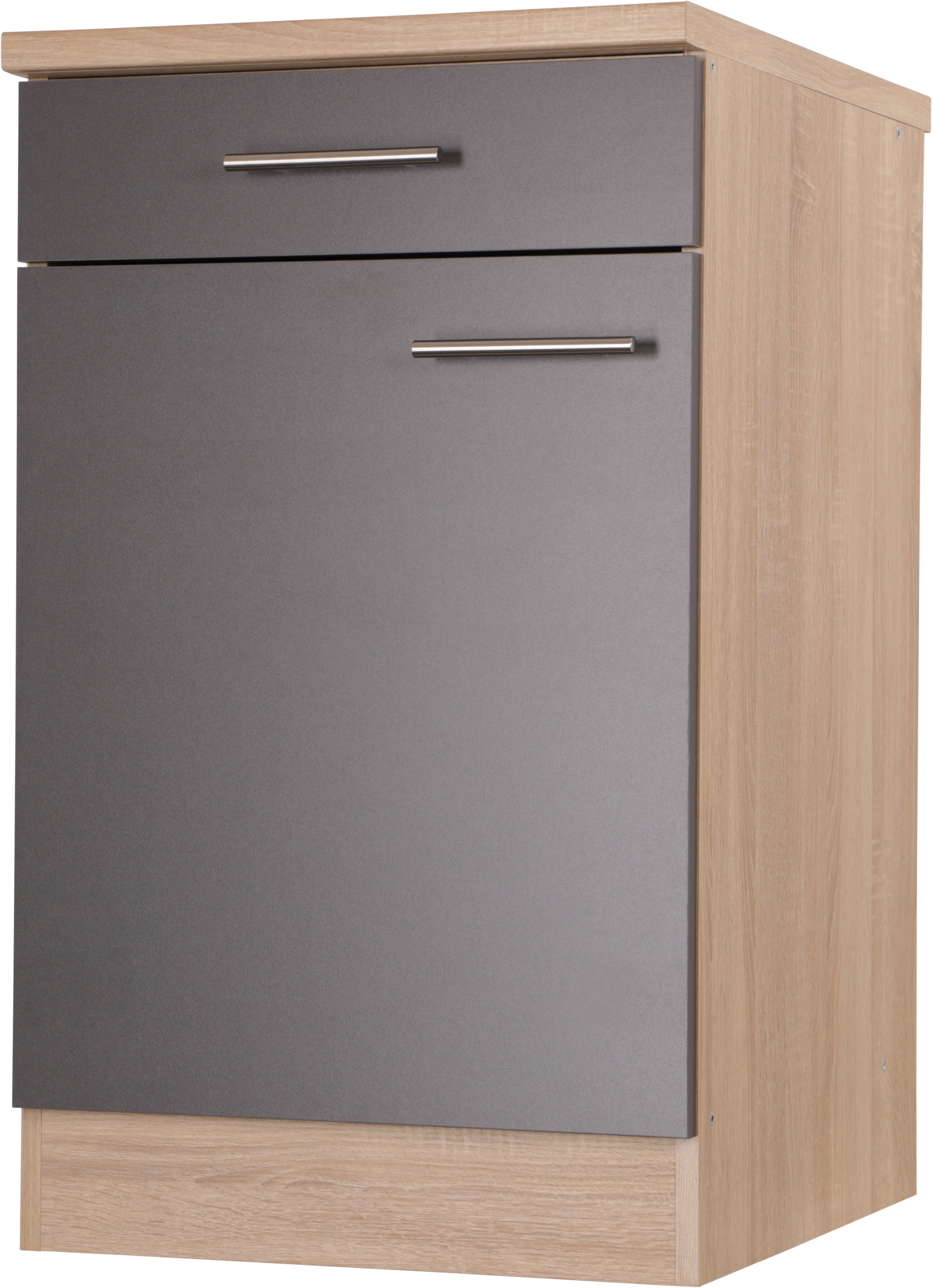 Image of RESPEKTA Unterschrank "Merle" Breite 50 cm, Soft-Close, Griffe aus Metall, 85 cm Arbeitshöhe