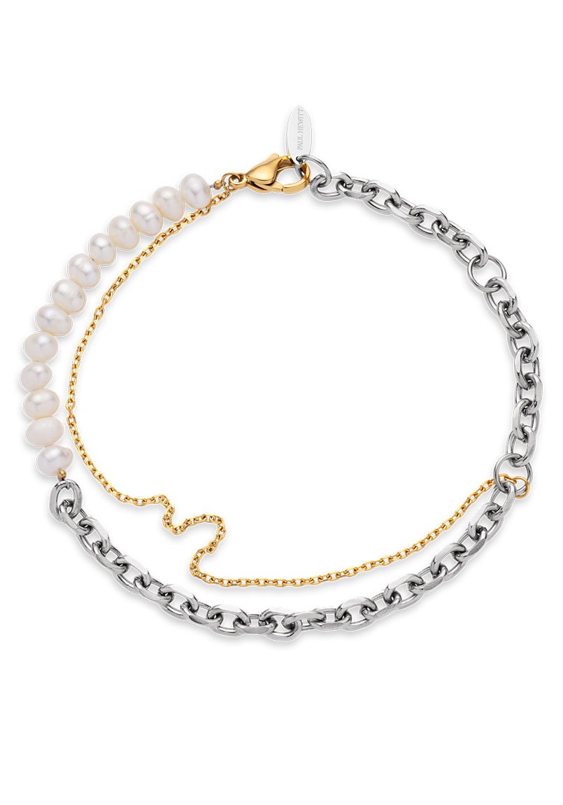 Image of PAUL HEWITT Armband »Treasure Goldfarben gemischte Kette, Treasure Goldfarben Silberfarben gemischte Kette, Treasure Silberfarben gemischte Kette, PH003842, PH003843, PH003844«, mit Süsswasserzuchtperle bei Ackermann Versand Schweiz