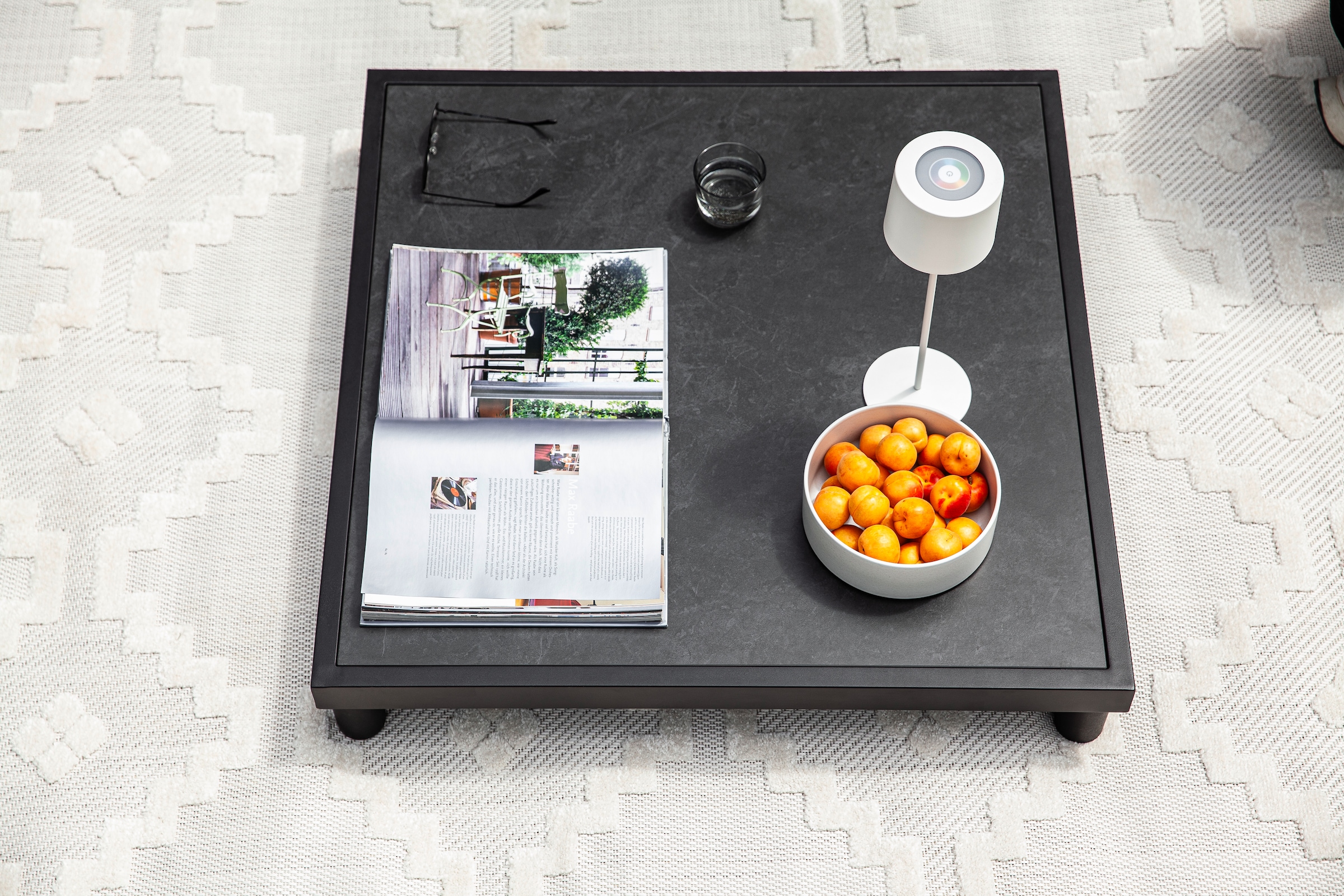 SCHÖNER WOHNEN-Kollektion Tapis »Summer 6352« Rectangulaire 6 mm Höhe In- und Outdoor geeignet, Hoch Tief Struktur, Robuster Teppich