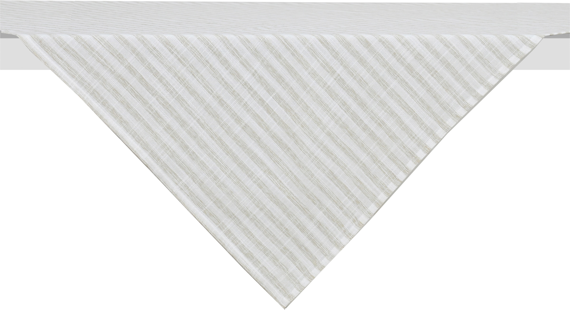 GOODproduct Tischdecke »Marric« halbtransparente Tischdecke, Leinenoptik mit Streifen