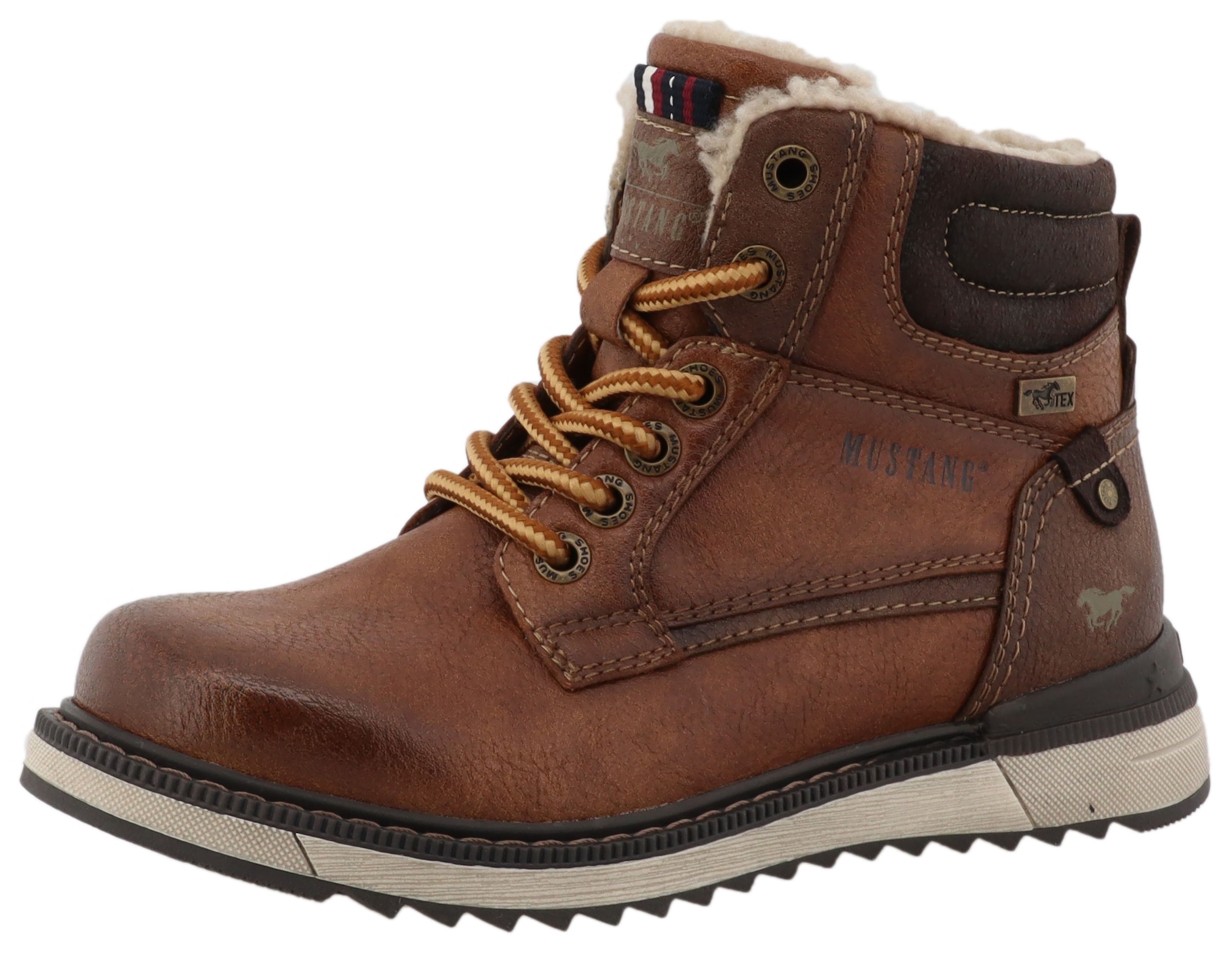 Mustang Shoes Bottes d'hiver »Donato«  bottes à lacets, bottes outdoor avec membrane TEX