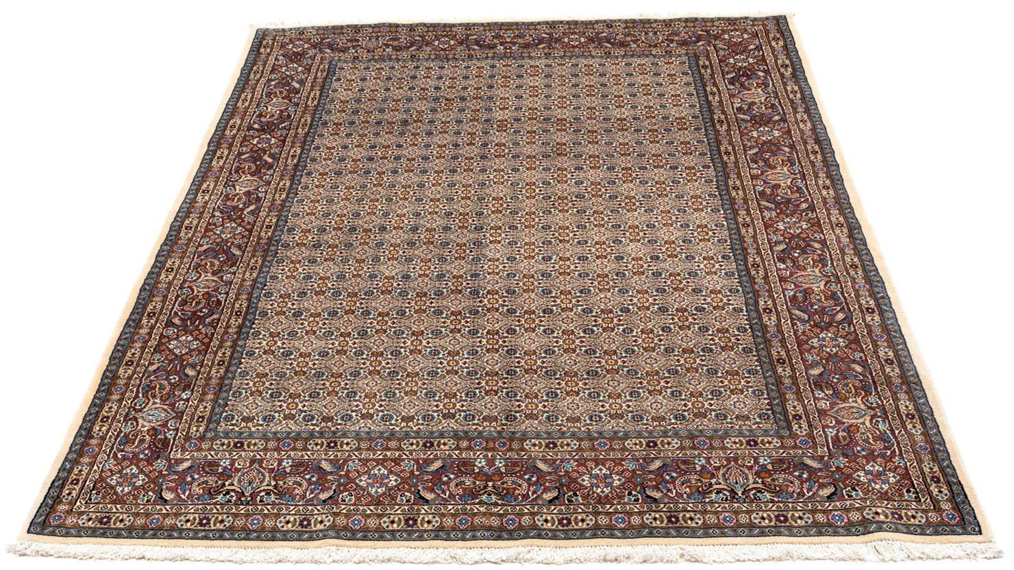 Image of morgenland Hochflor-Läufer »Moud Figurativ Rosso scuro 607 x 80 cm«, rechteckig, 1 mm Höhe, Unikat mit Zertifikat bei Ackermann Versand Schweiz