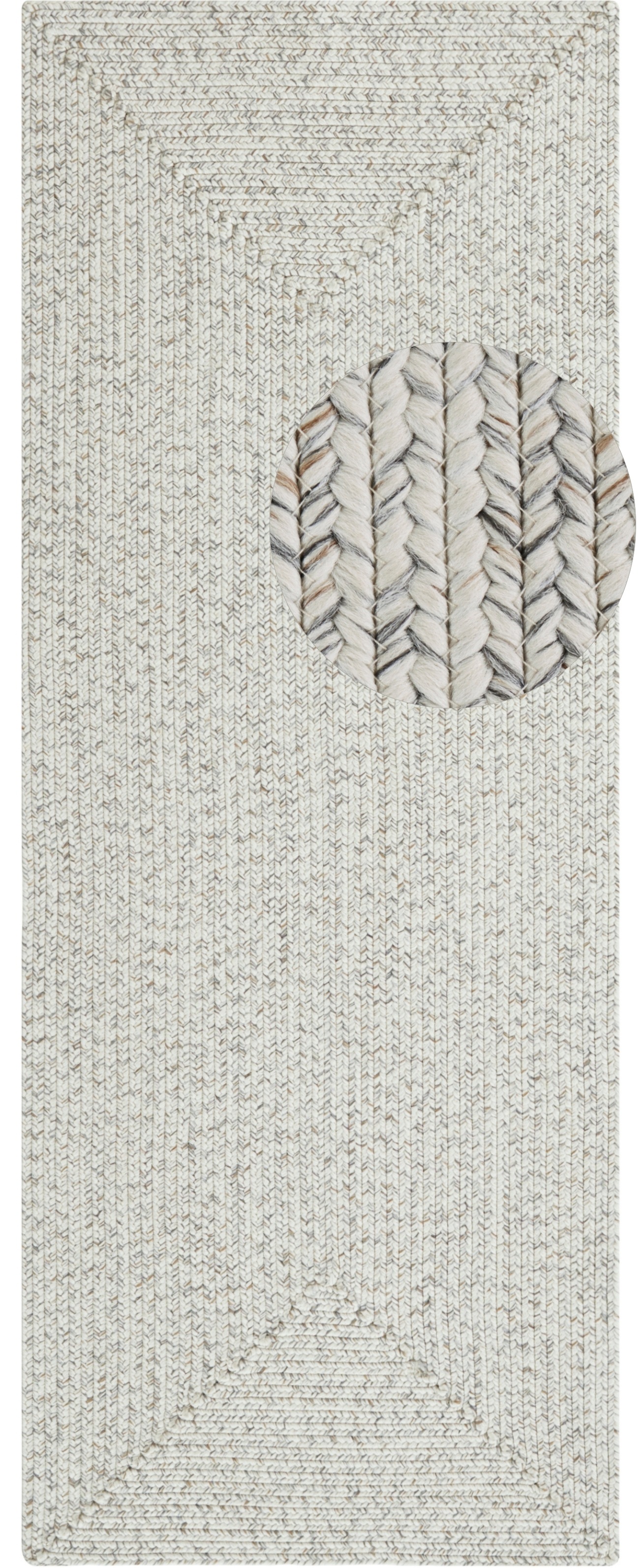HANSE Home Teppich »Trenzado«, rechteckig, 10 mm Höhe, In- & Outdoor, Handmade-Look, Läufer, Wetterfest, Balkon, Wohnzimmer