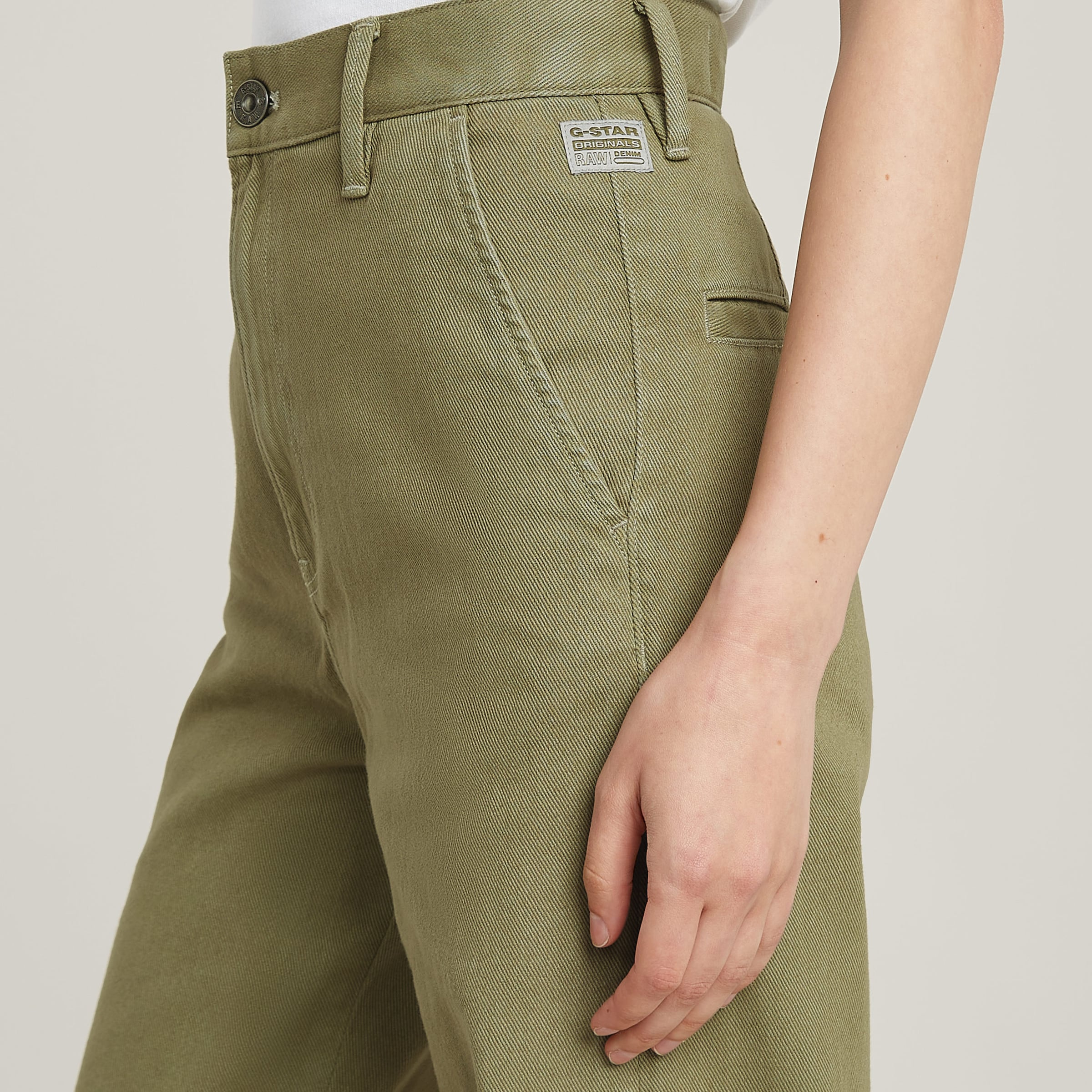 G-STAR Chinohose »Deck 2.0 High Loose Chino wmn«, mit Taschen