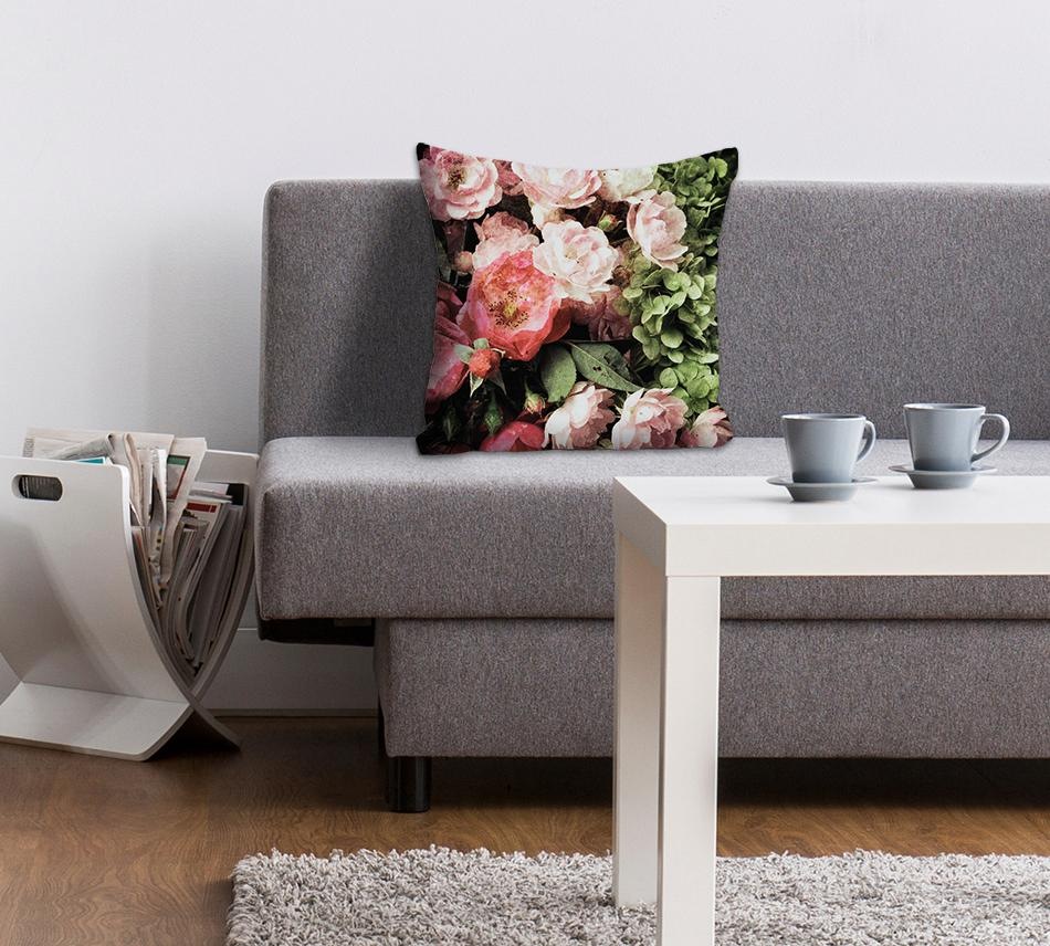 queence Coussin décoratif »Blüten« Kissenhülle ohne Füllung, 1 Stück