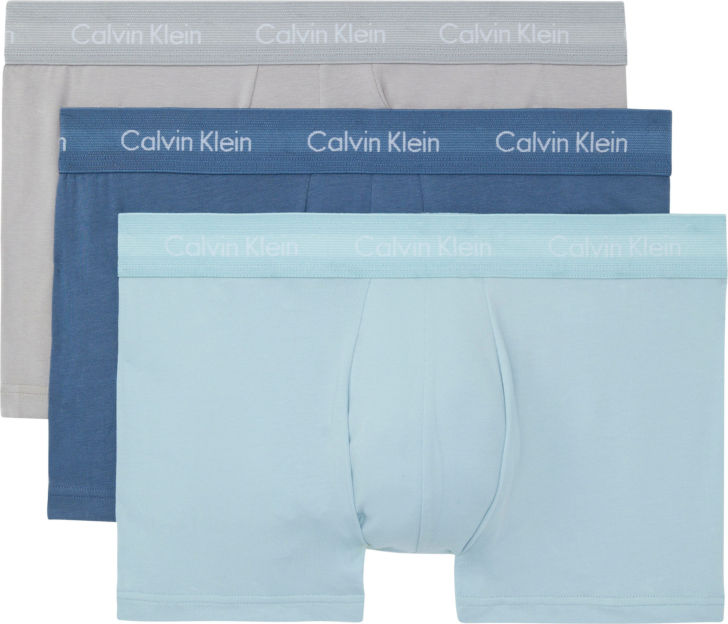 Calvin Klein Underwear Tronc »LOW RISE TRUNK 3PK« Packung, 3er-Pack, 3 cuis mit Logoschriftzügen