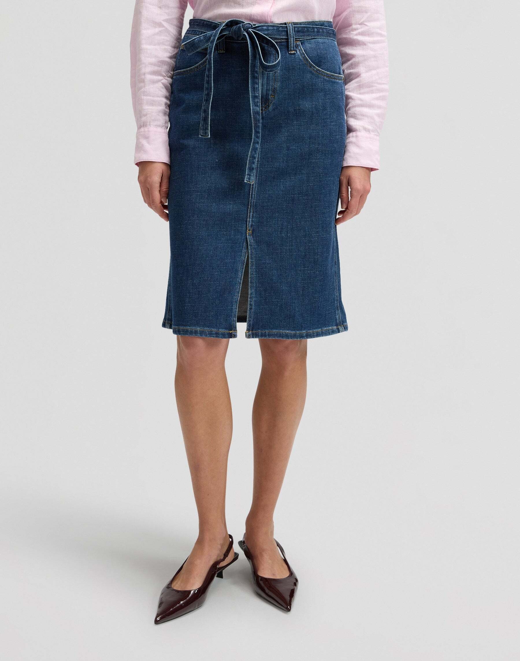 Lee® Jeansrock »Lee Jeansrock Midi With Bow«