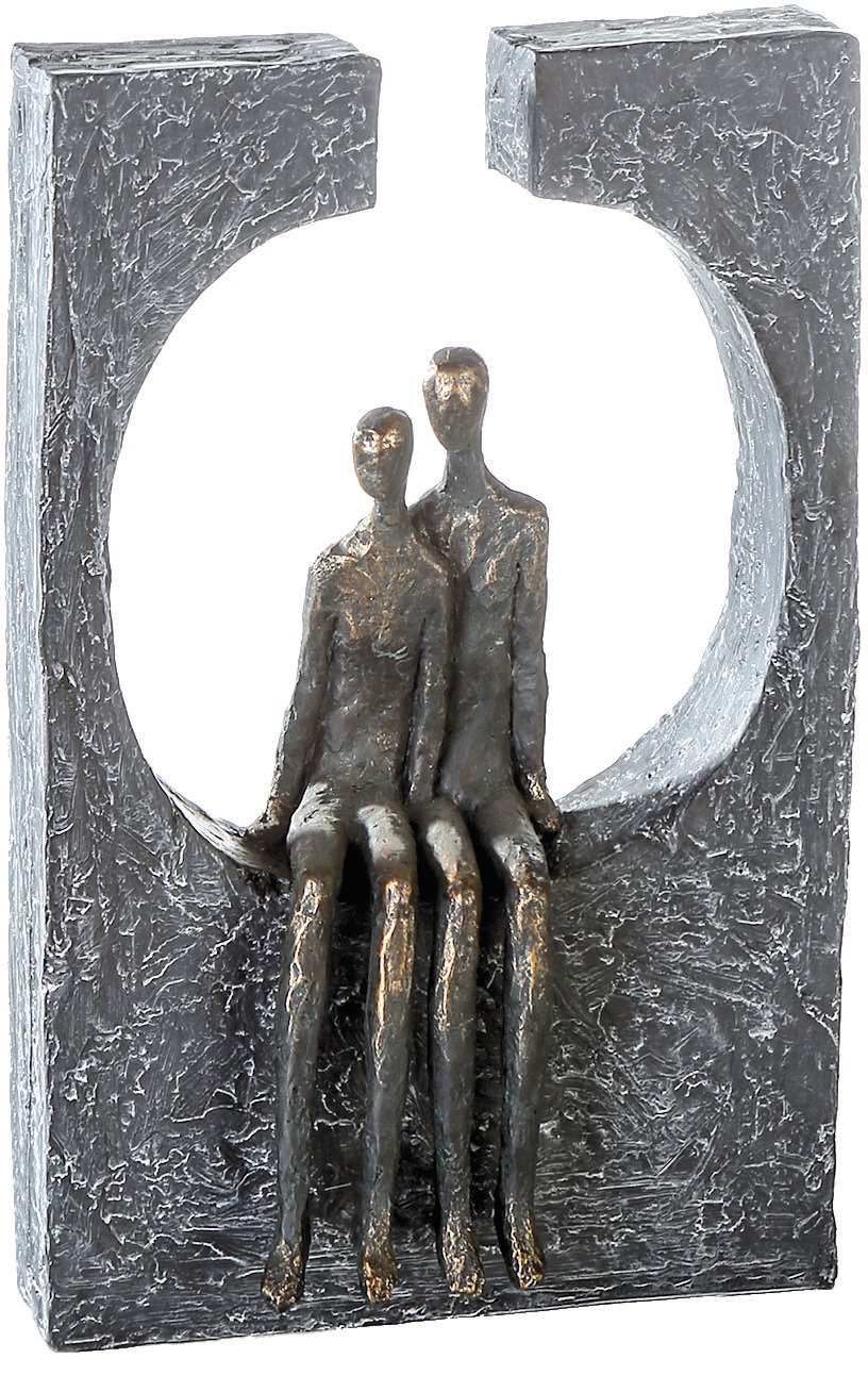 Image of Casablanca by Gilde Dekofigur »Skulptur Zweisamkeit«, (1 St.), Dekoobjekt, Höhe 28 cm, Pärchen, mit Spruchanhänger, Wohnzimmer bei Ackermann Versand Schweiz
