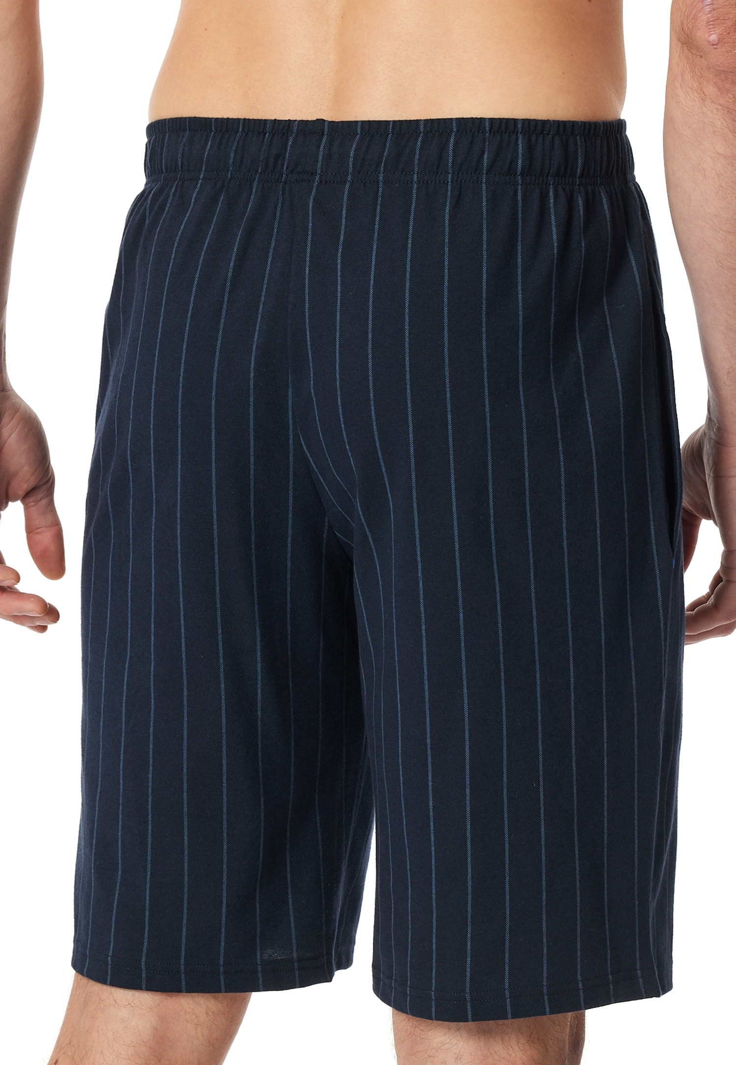 Schiesser Pyjamahose »Mix + Relax«, Baumwolle, seitliche Taschen, Bindekordel
