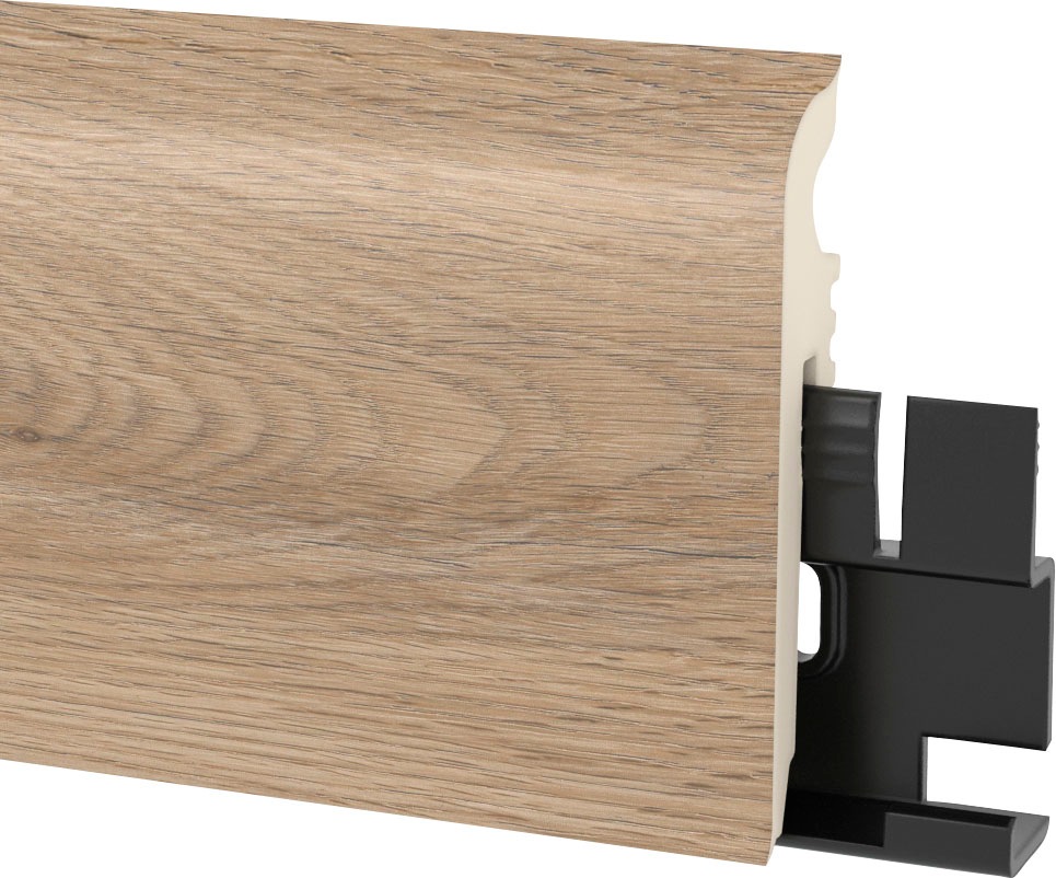 Image of Arbiton Sockelleiste »VIGO 60 Goldfarbenberg«, (Set, 2 St., 2 Stück á 2,20m), Eiche, Hochwertige Designleiste für Vinyl bei Ackermann Versand Schweiz