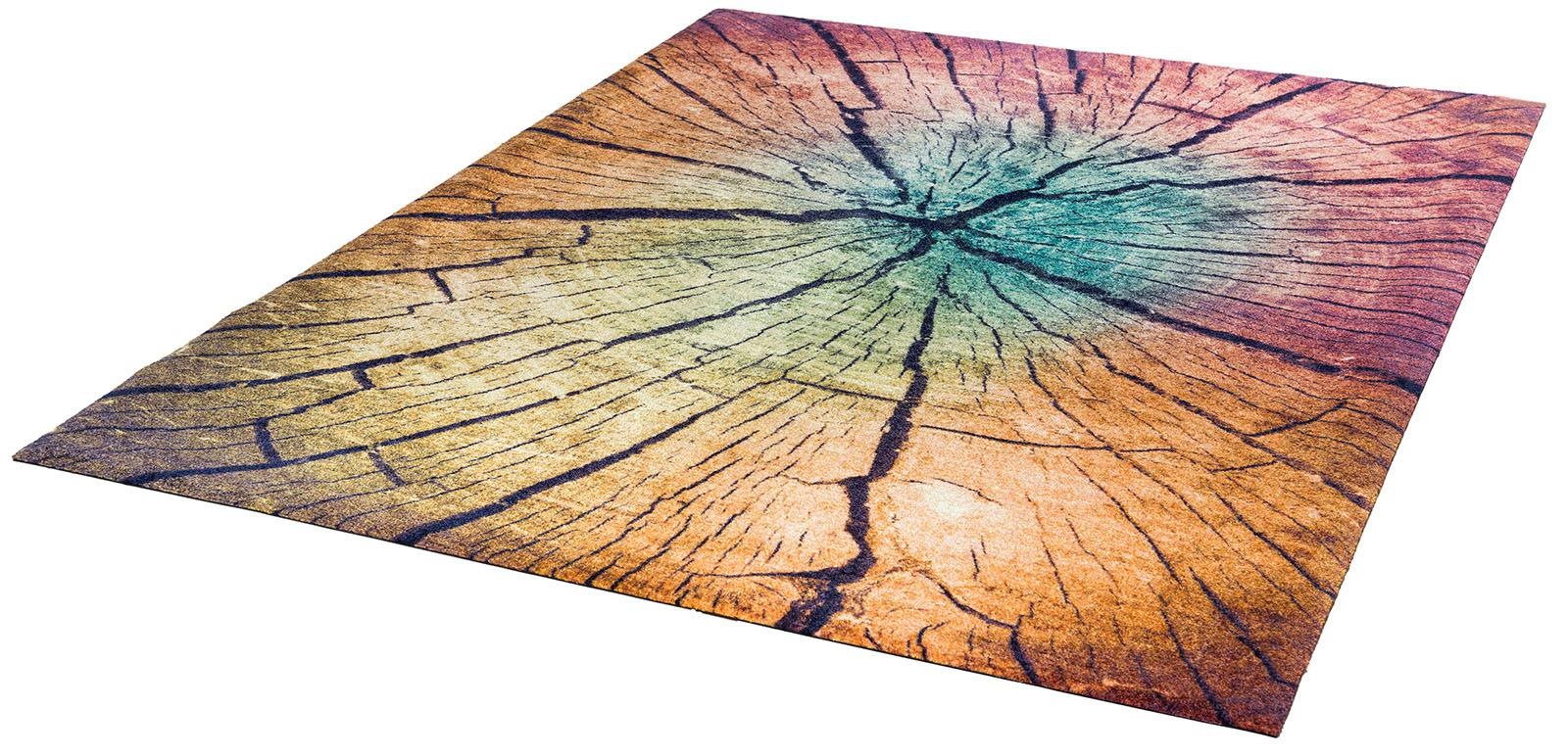 Image of wash+dry by Kleen-Tex Teppich »Wood Land«, rechteckig, 9 mm Höhe, rutschhemmend, waschbar, Wohnzimmer bei Ackermann Versand Schweiz