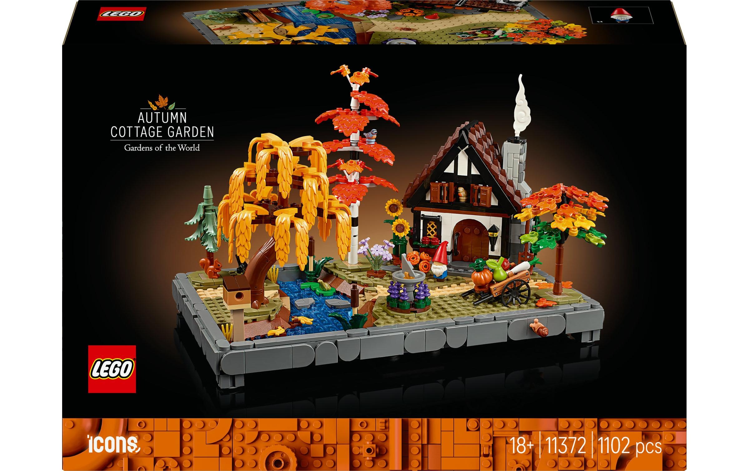 Image of LEGO Konstruktionsspielsteine "Icons Herbstlicher Landhausgarten 11372"