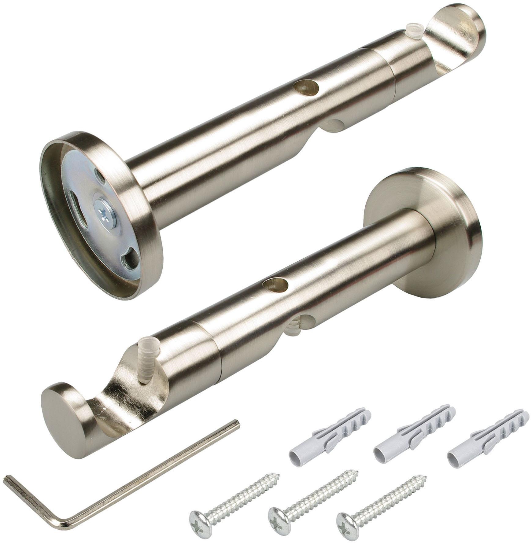 Liedeco Gardinenstange »CELKEGEL01SG2L«, 2 läufig-läufig, Fixmass, 2-läufig im Fixmass Ø 25 mm