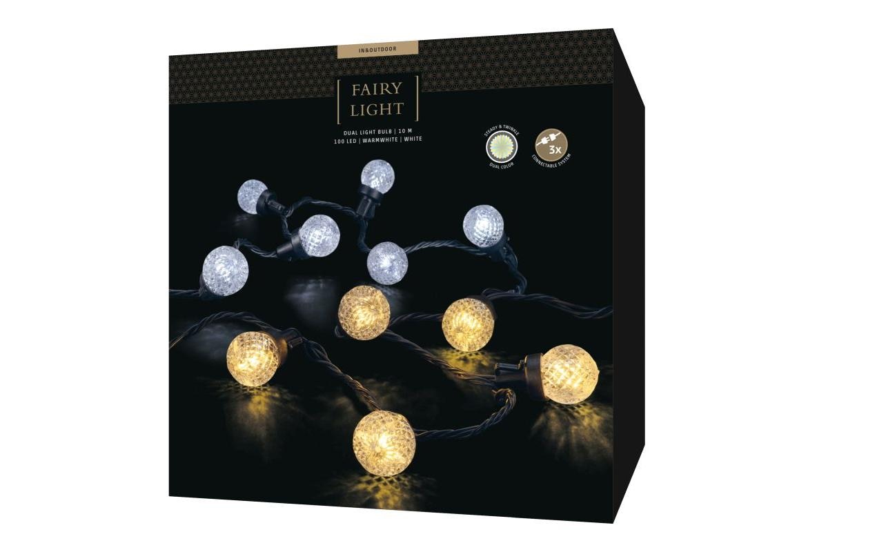 STT Guirlande lumineuse LED »Dual light bulb 100 LED,«