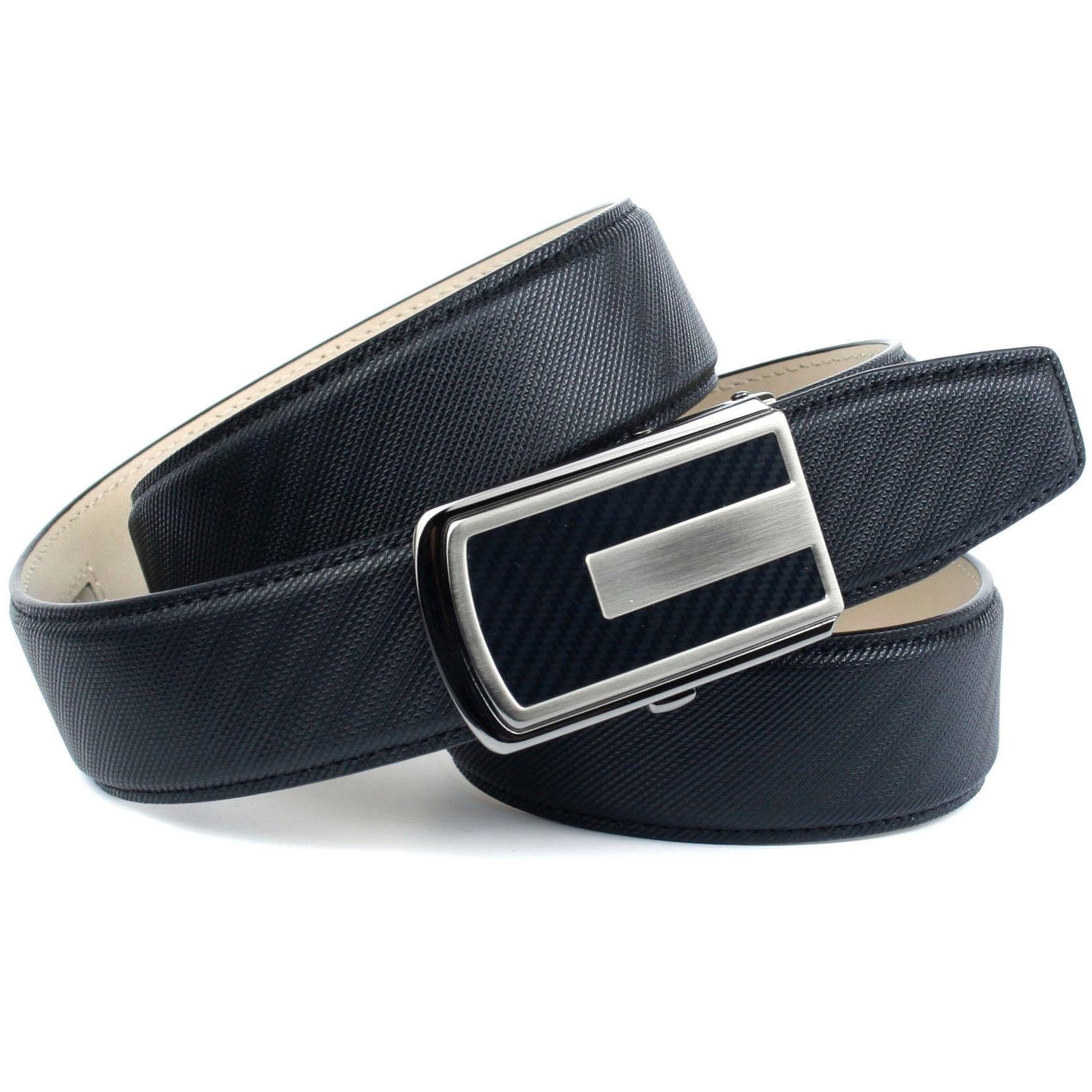 Image of Anthoni Crown Ledergürtel, mit Karbon-Schnalle bei Ackermann Versand Schweiz