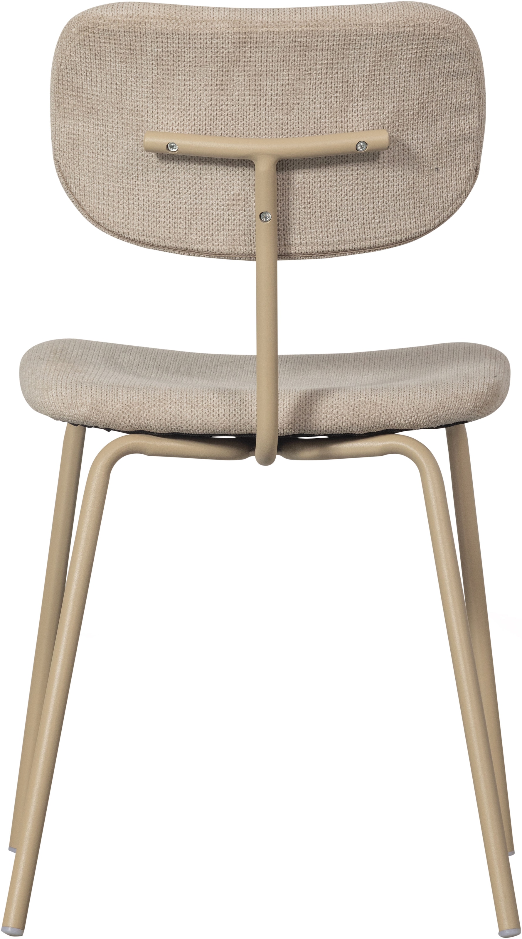 WOOOD Esszimmerstuhl »Link mit Ella-Chenillebezug und Metallgestell B 44 x T 52 x H 78 cm« (Set) 2 Stk.(Set, 2 St) Tragkraft 90 kg, stapelbar, Sehr hohe Verschleissfestigkeit