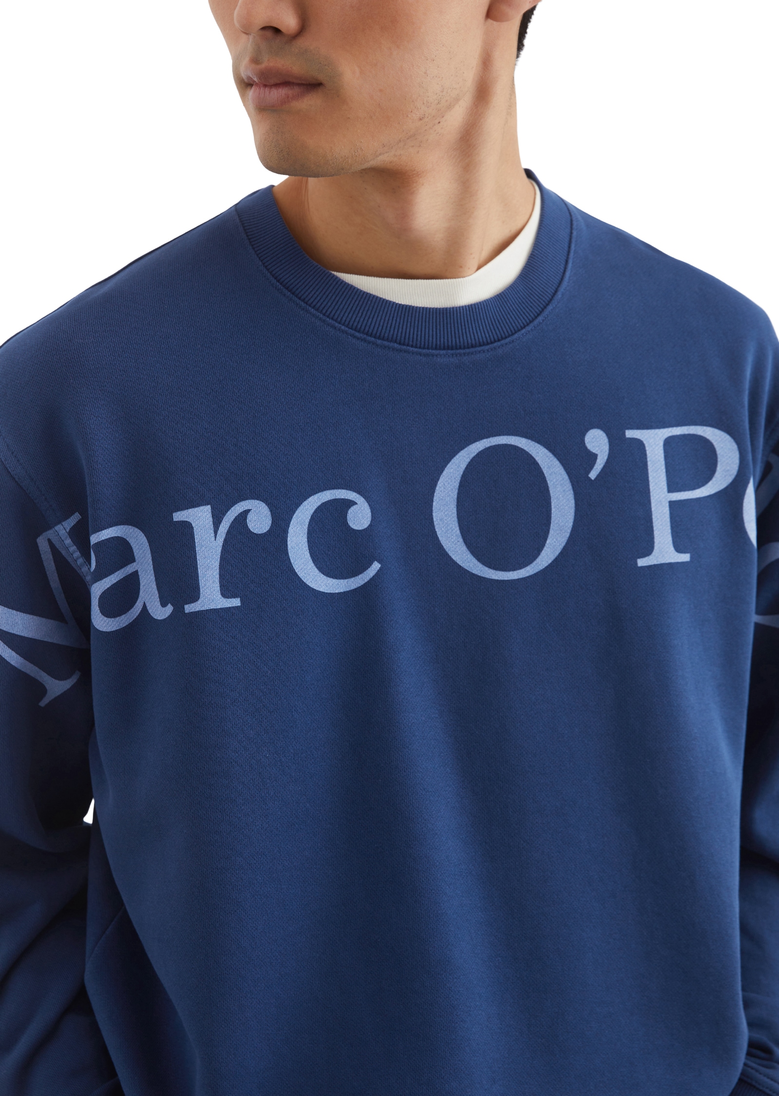Marc O'Polo Sweatshirt, grossen Logoprint auf der Brust