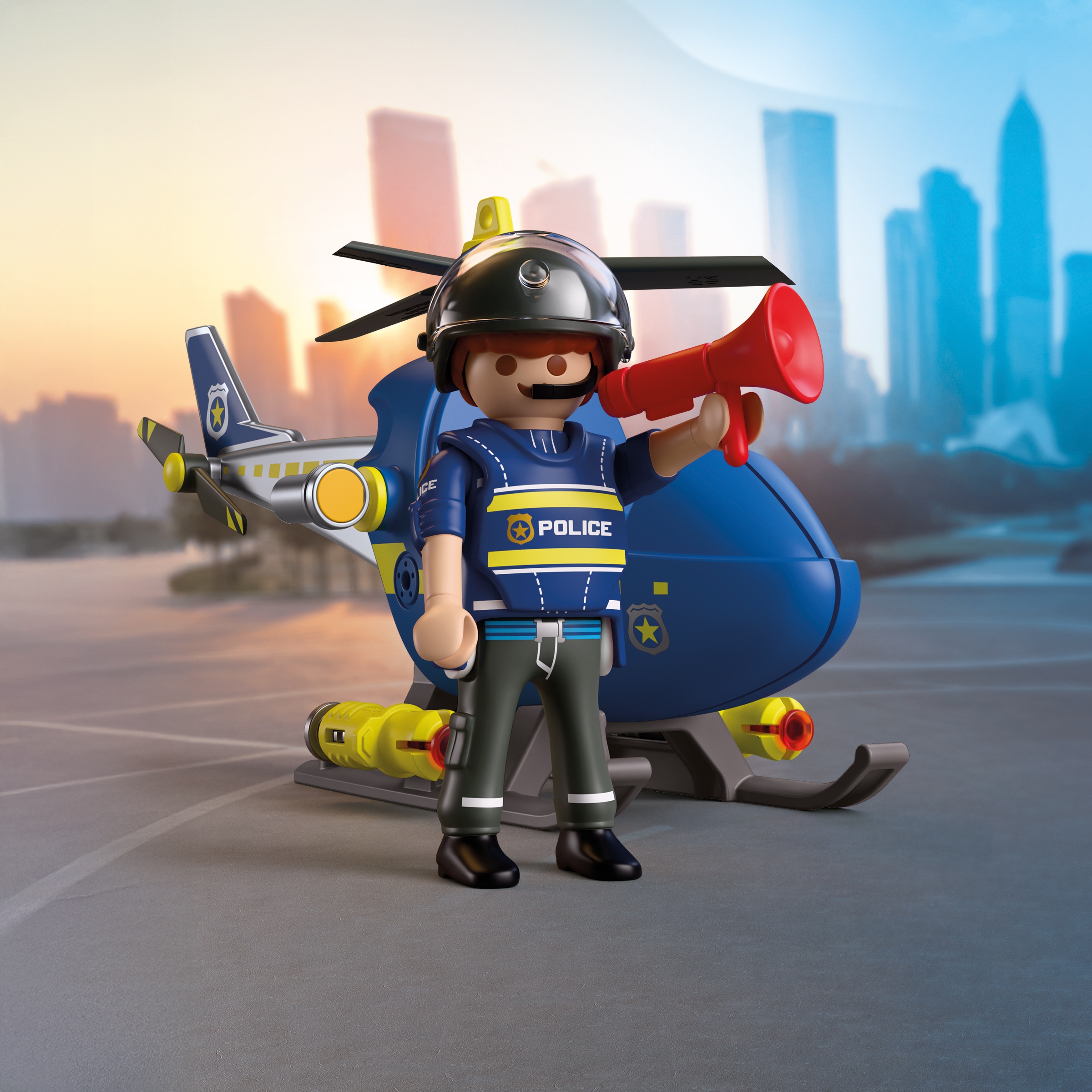 Playmobil® Jeu de construction »Polizeihelikopter (72080), City Action« Made in Europe