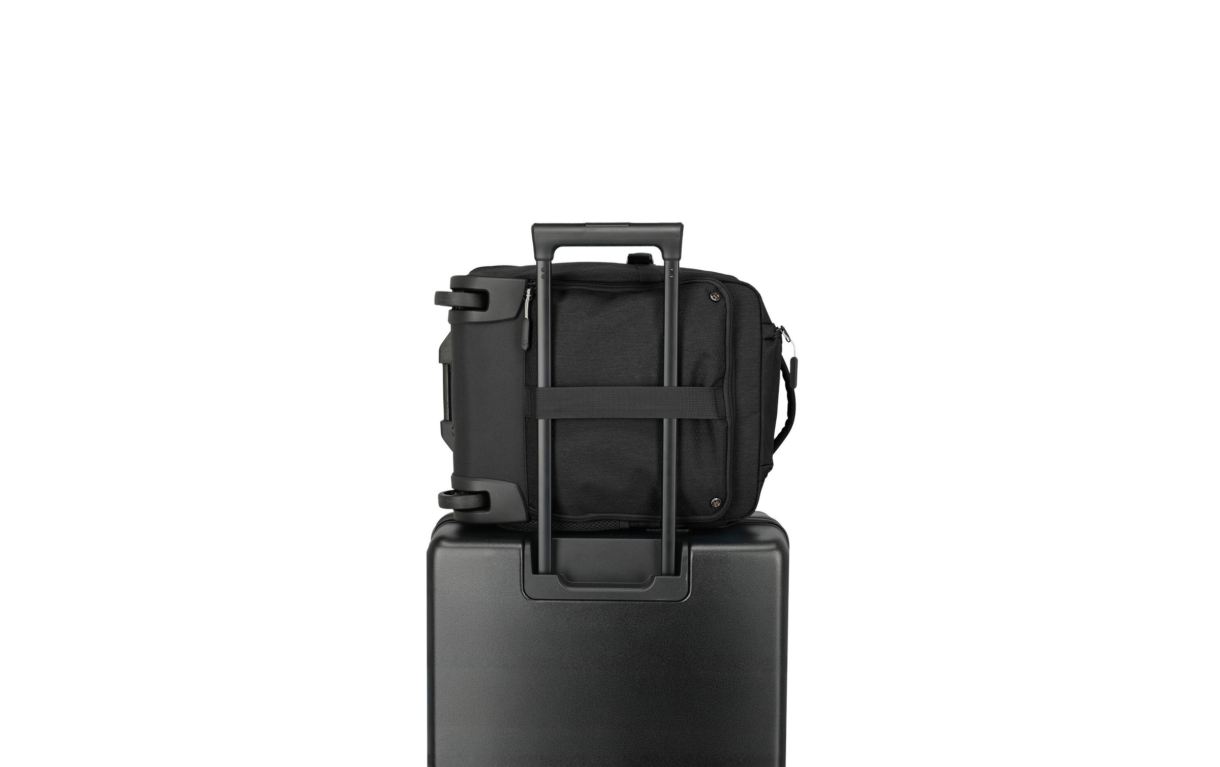 travelite Trolley »Kick Off Backpack 28 l« 28 l 2 Rollen Widerstandsfähige Materialien