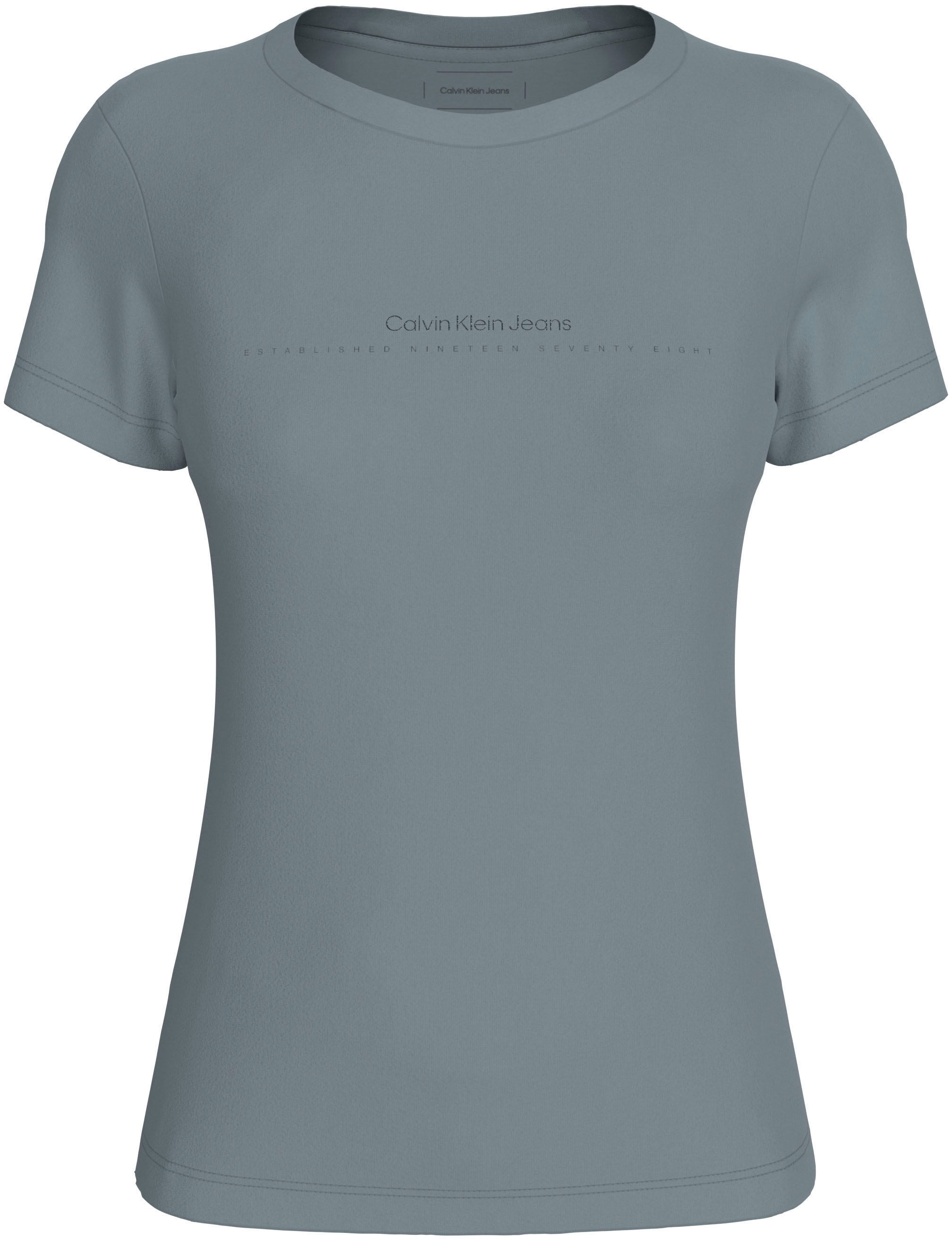 Calvin Klein Jeans Rundhalsshirt »INSTITUTIONAL GRAPHIC SLIM TEE«, mit Logodruck