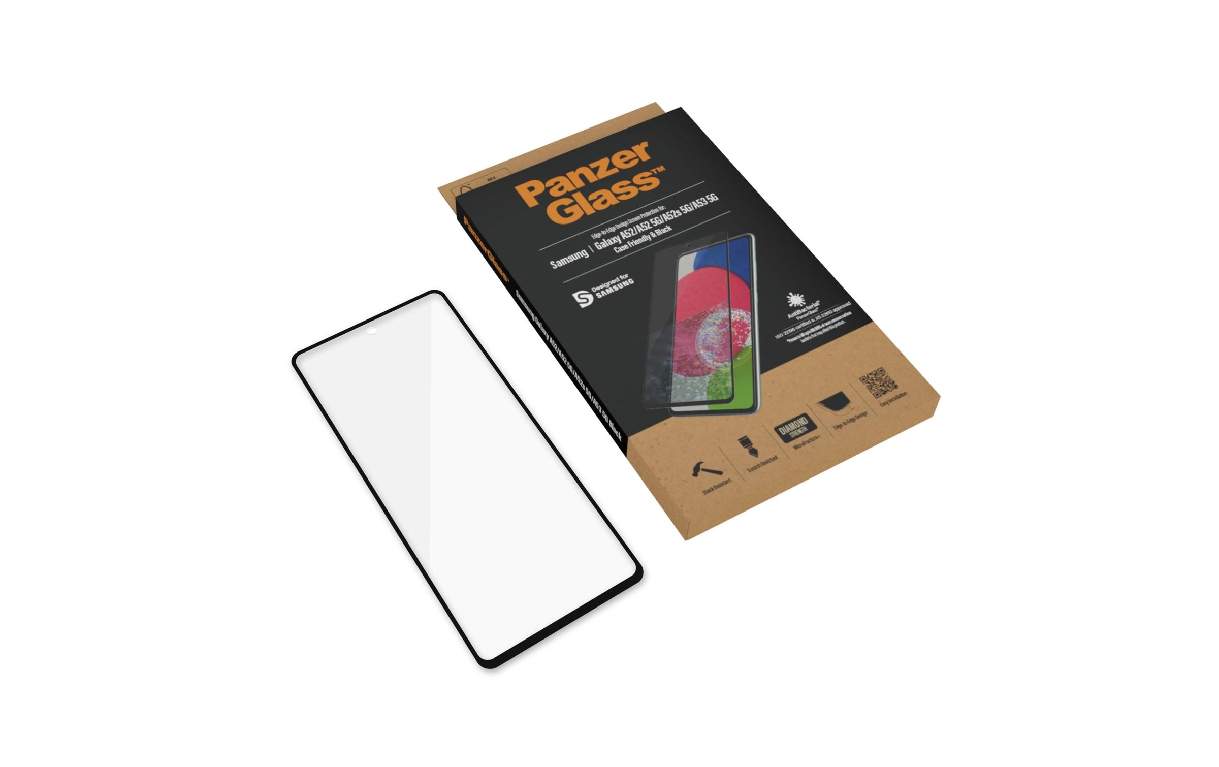 PanzerGlass Schutzfolie »Friendly Galaxy A5«, (1 St.), Mit Rahmen