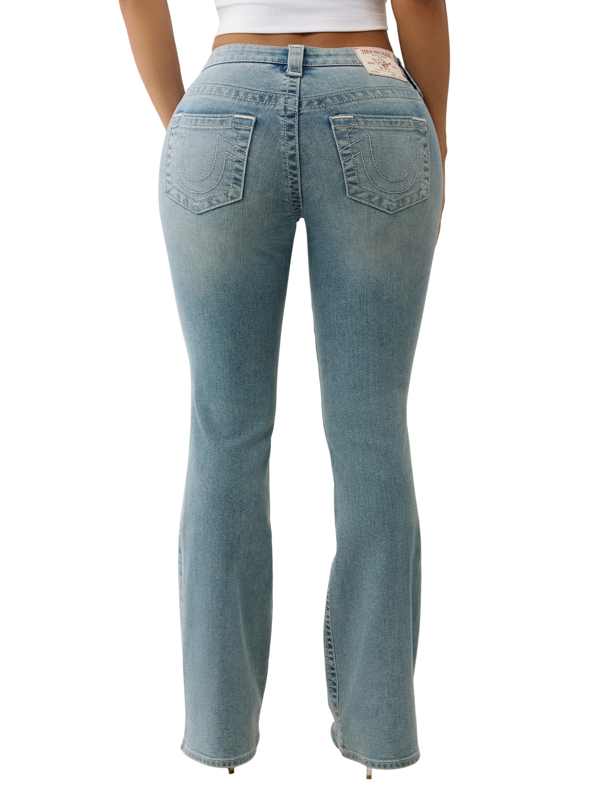 True Religion Jeans bootcut »BECCA MR BOOTCUT« coton, coupe bootcut