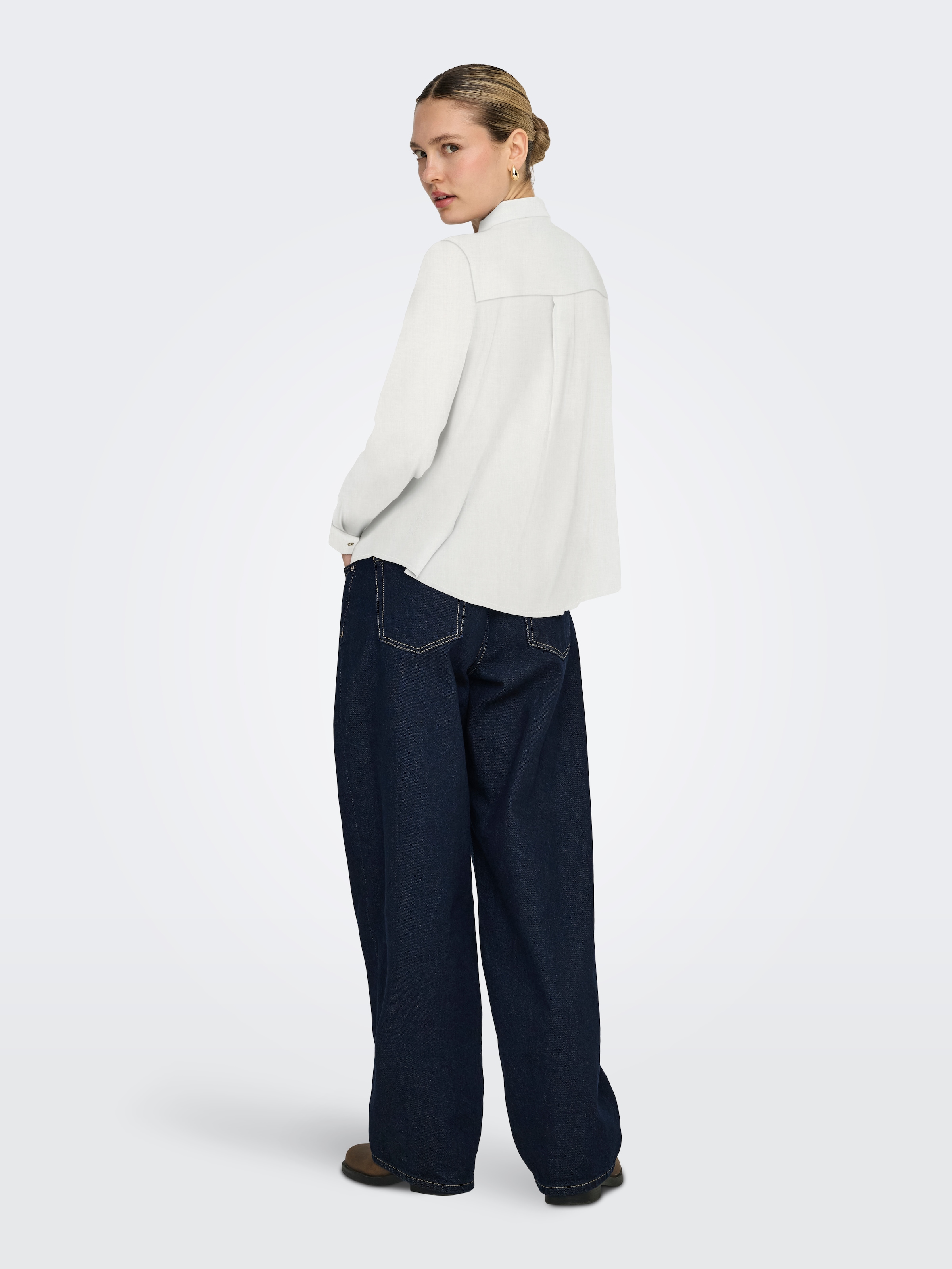 ONLY Blouse chemise »ONLWENDY L/S SHIRT WVN NOOS«