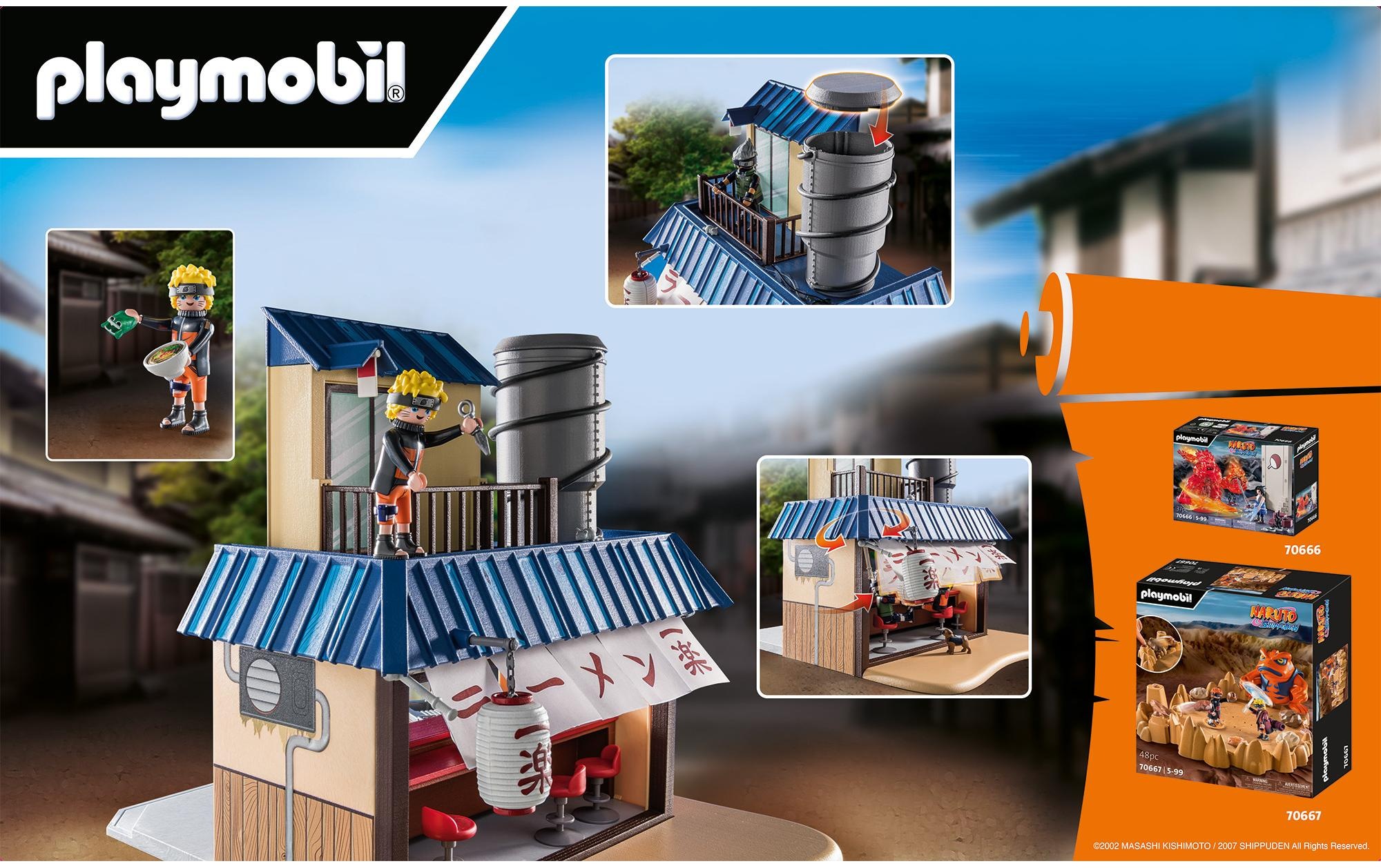 Playmobil® Spielbausteine »Naruto Shippuden Ichiraku Ramen Shop 70668«, (105 St.)