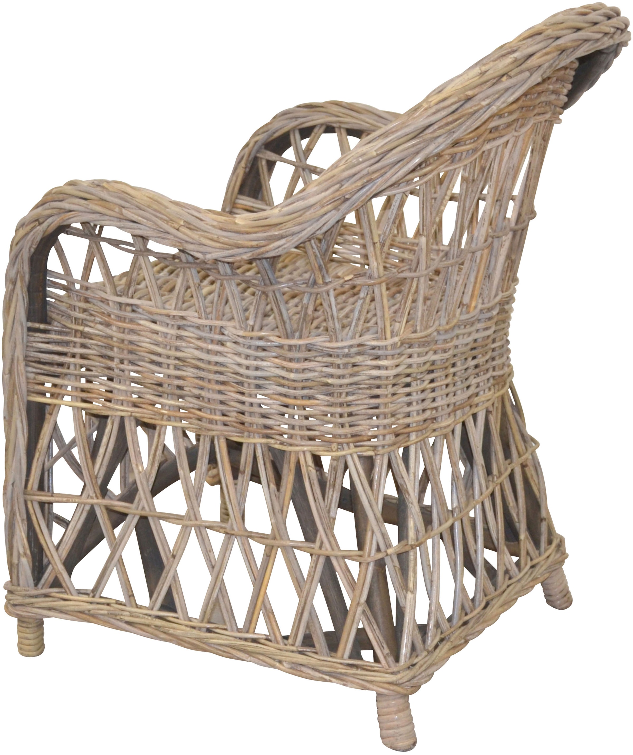 HOFMANN LIVING AND MORE Fauteuil de relaxation Handgeflochten