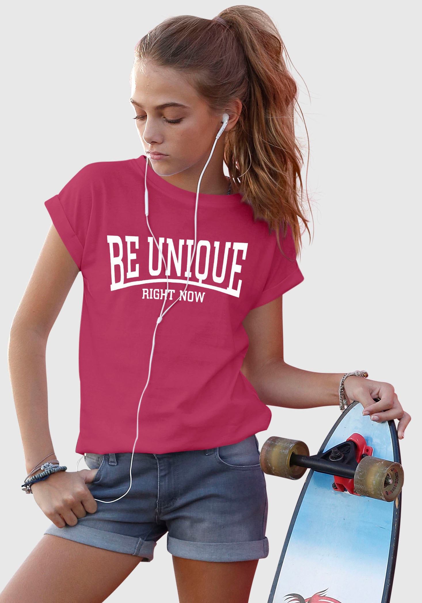 T-Shirt legerer - in Form right KIDSWORLD auf unique versandkostenfrei now«, »Be