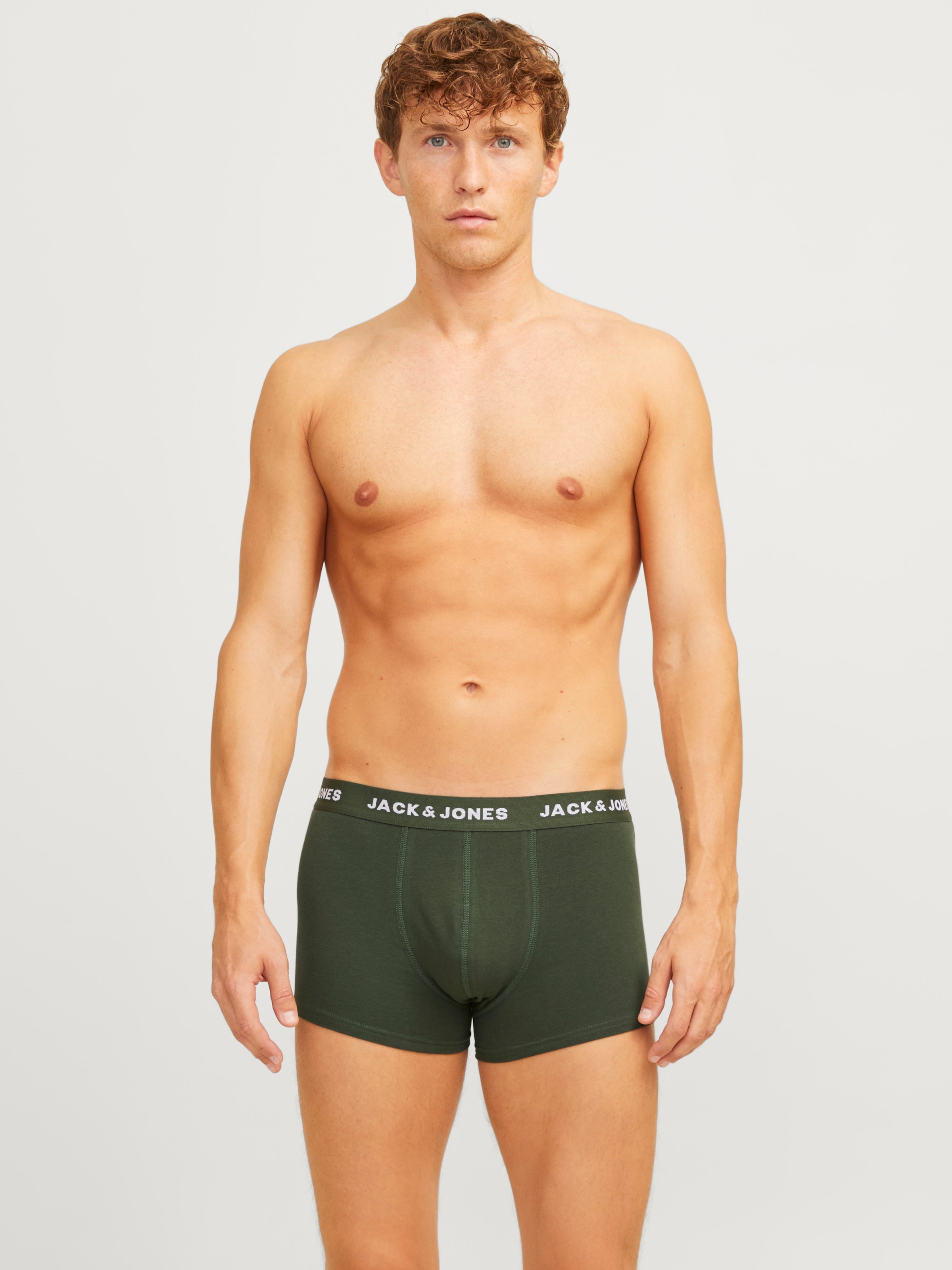 Jack & Jones Tronc »JACTEO – Elastische Boxershorts mit Stretch und Bund« Packung, 5 cuis tlg., bedruckt, modisch, regular fit, Jersey