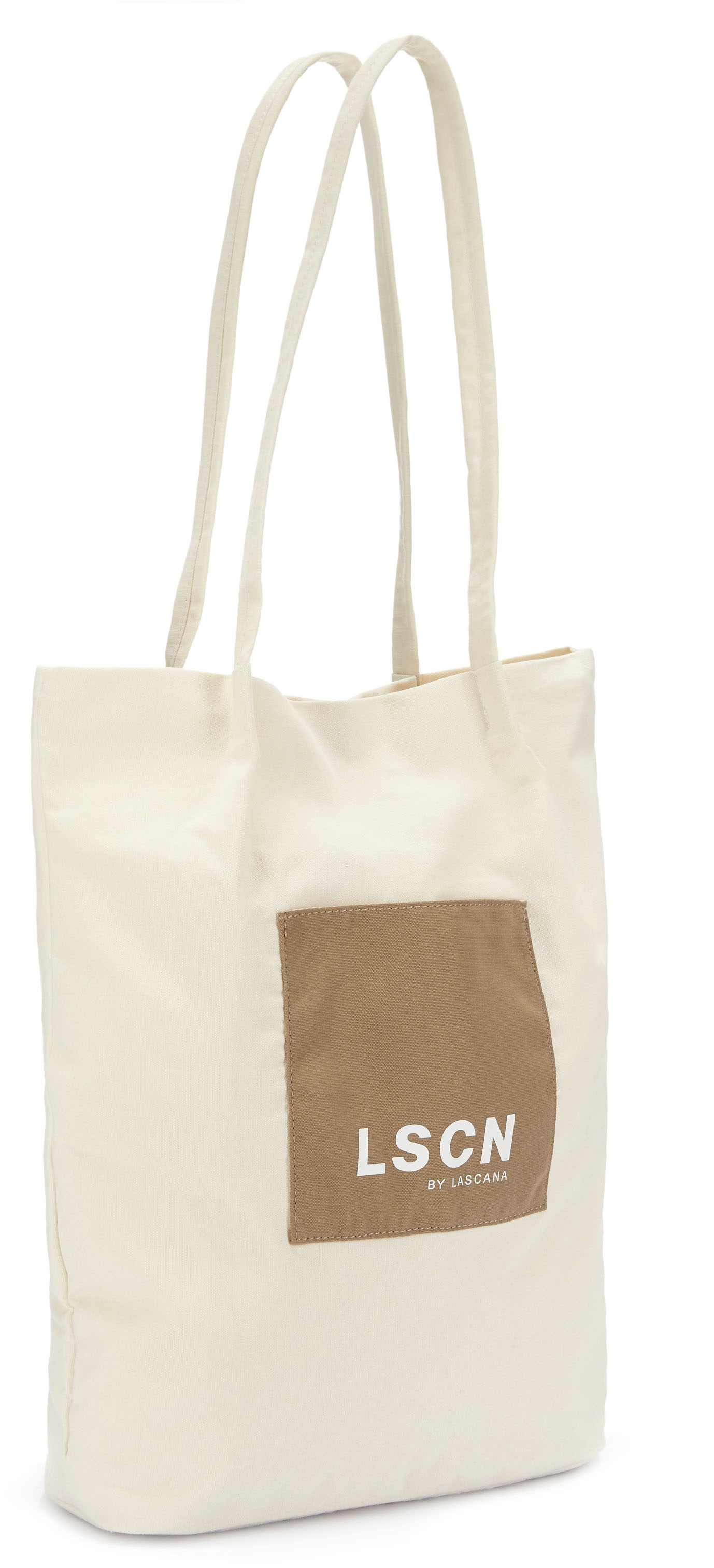 Image of LSCN by LASCANA Shopper "Schultertasche, Strandtasche, Tragetasche," mit modischer Eingriffstasche & aus weichem Textil VEGAN