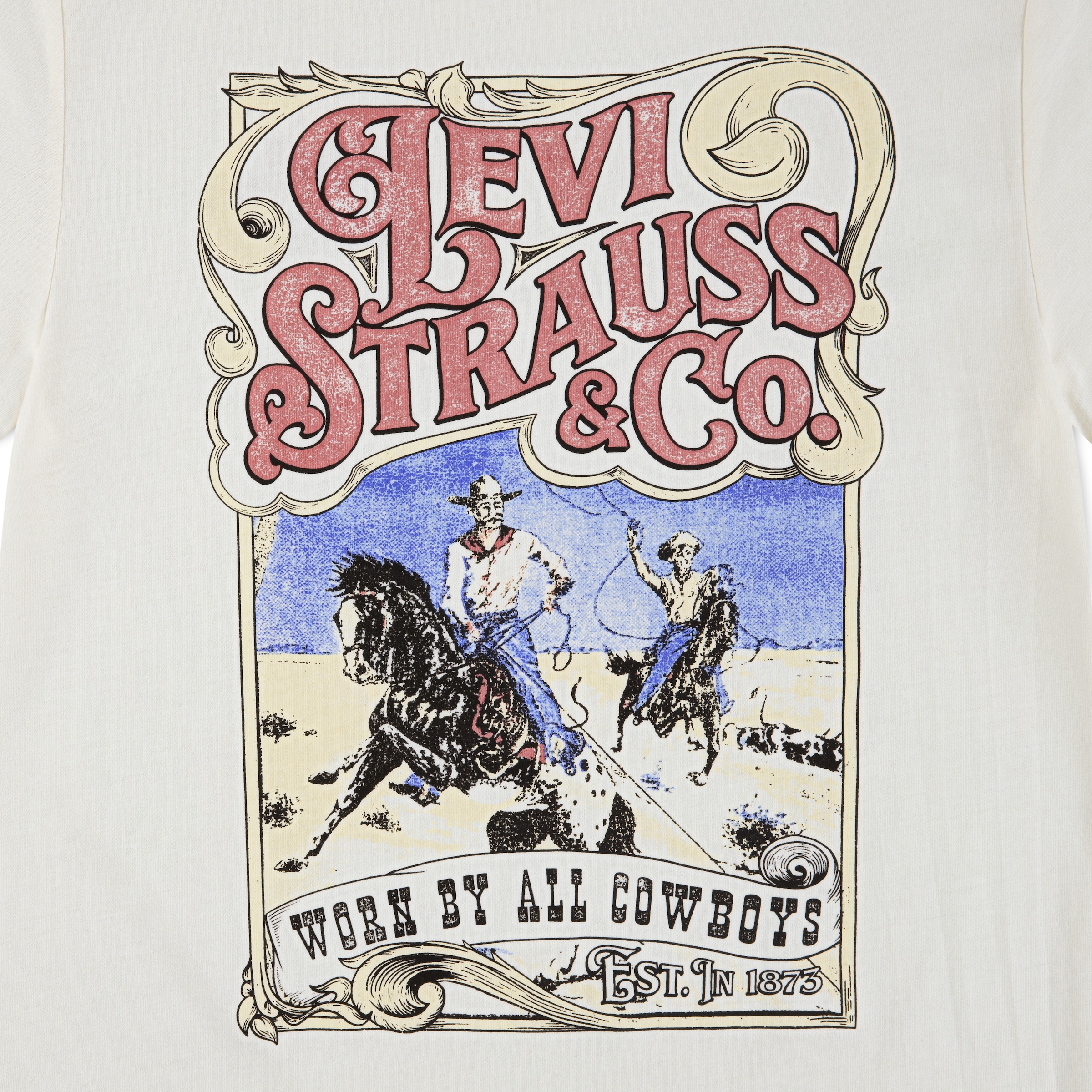 Levi's® Kids T-Shirt »LVB WORN BY COWBOYS TEE«, mit grossem Rückenprint, for Boys