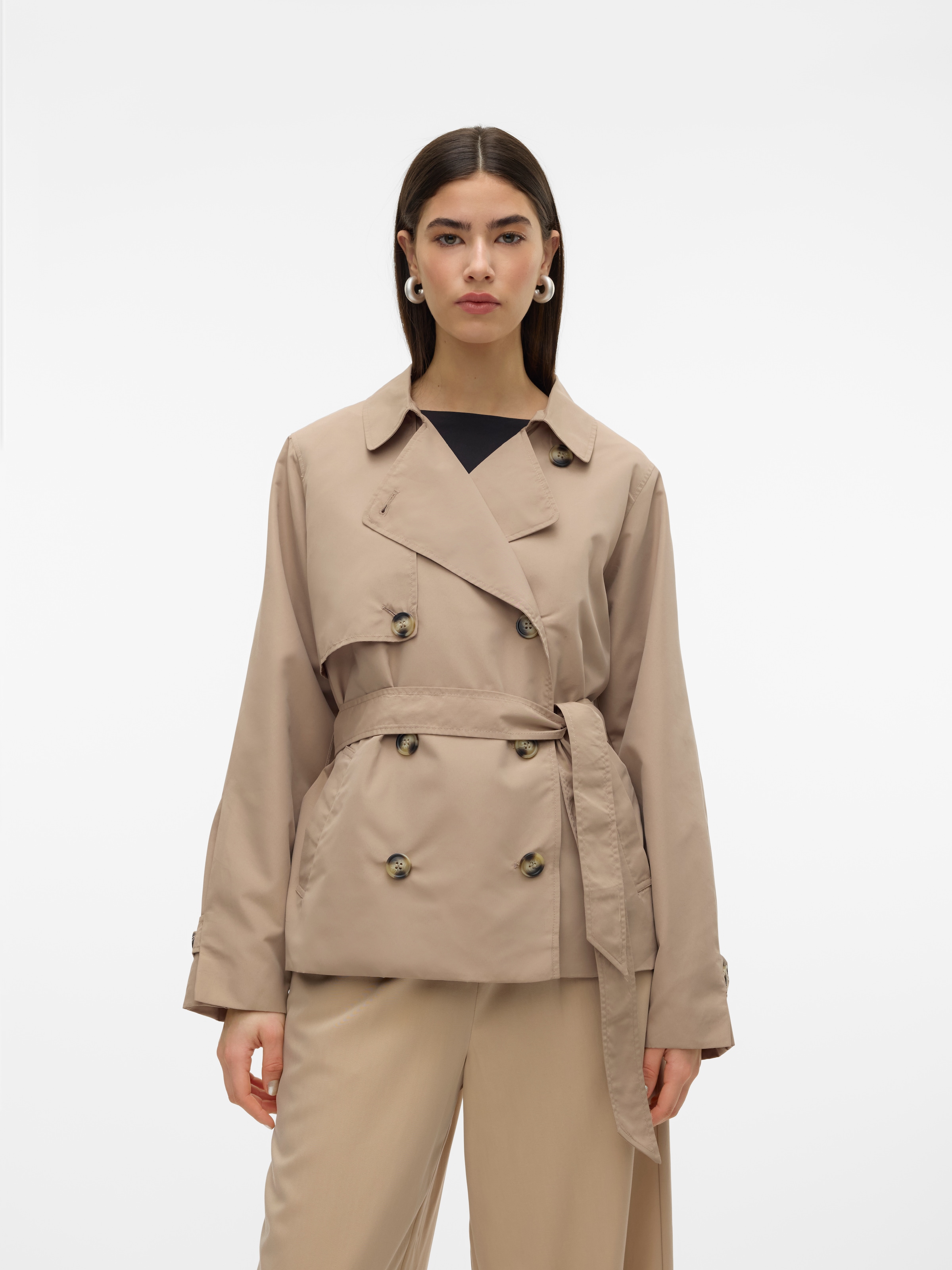 Vero Moda Kurzjacke »VMZOA TRENCHCOAT NOOS«, ohne Kapuze