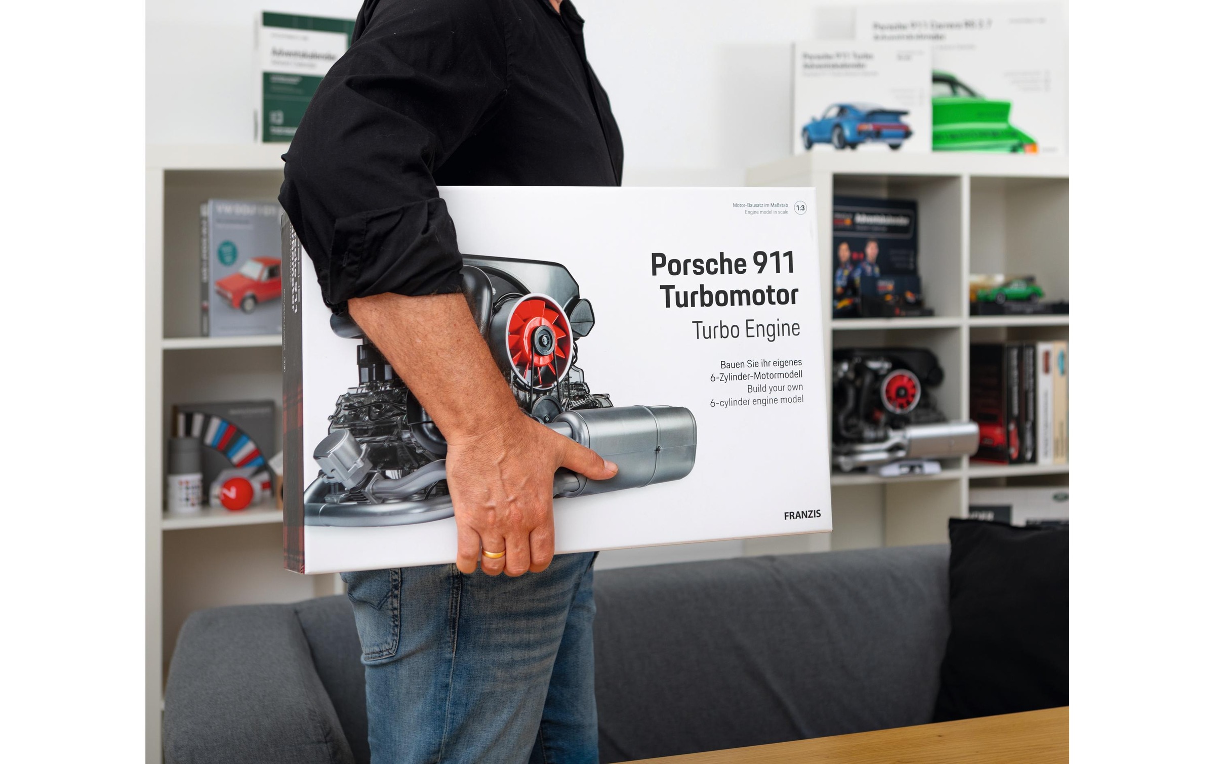 Franzis Spielbausteine »Porsche 911 Turbomotor 0,04375 Deutsch/Englisch«