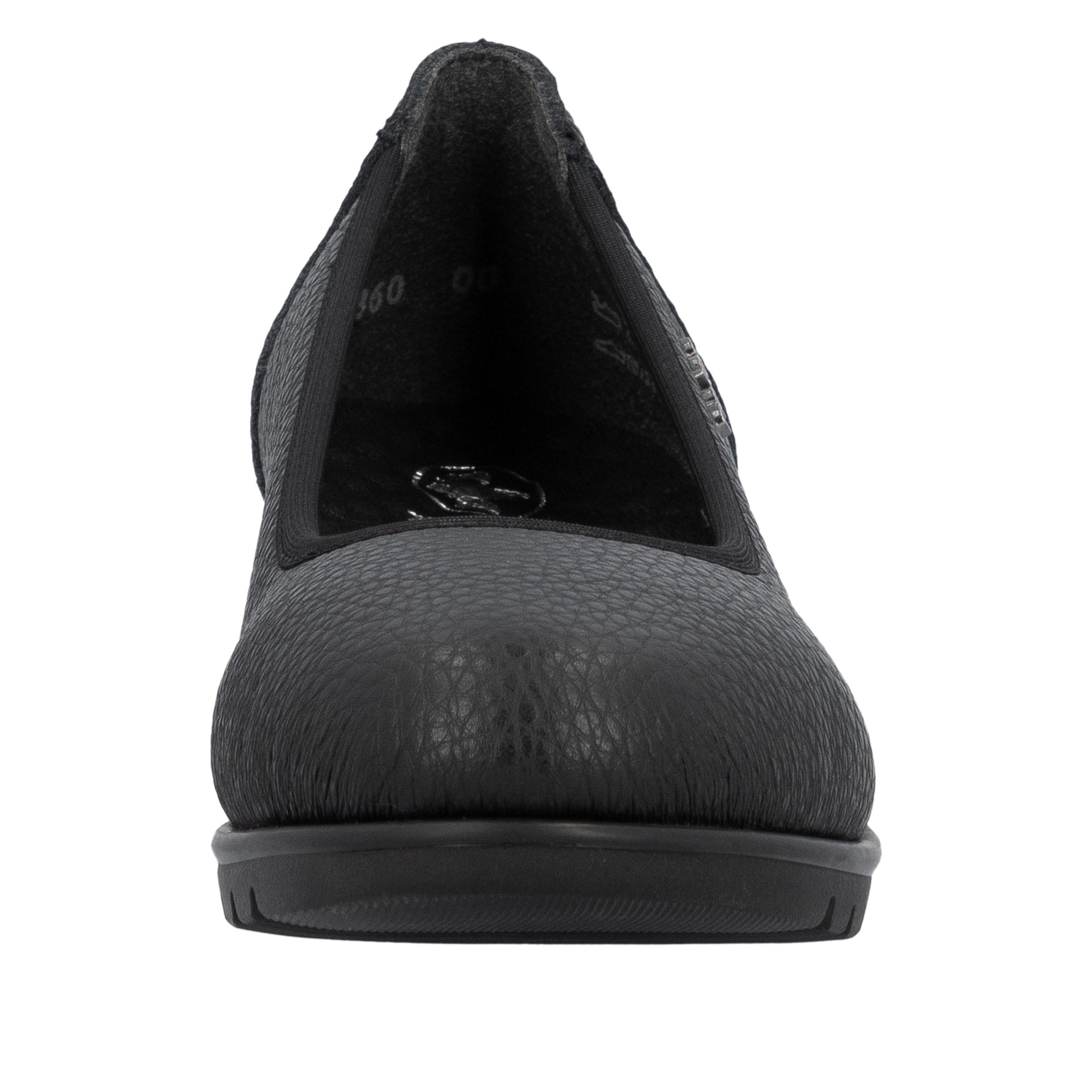 Rieker Keilpumps  Ballerina, Schlupfschuh, Slipper mit leichter Struktur im Obermaterial