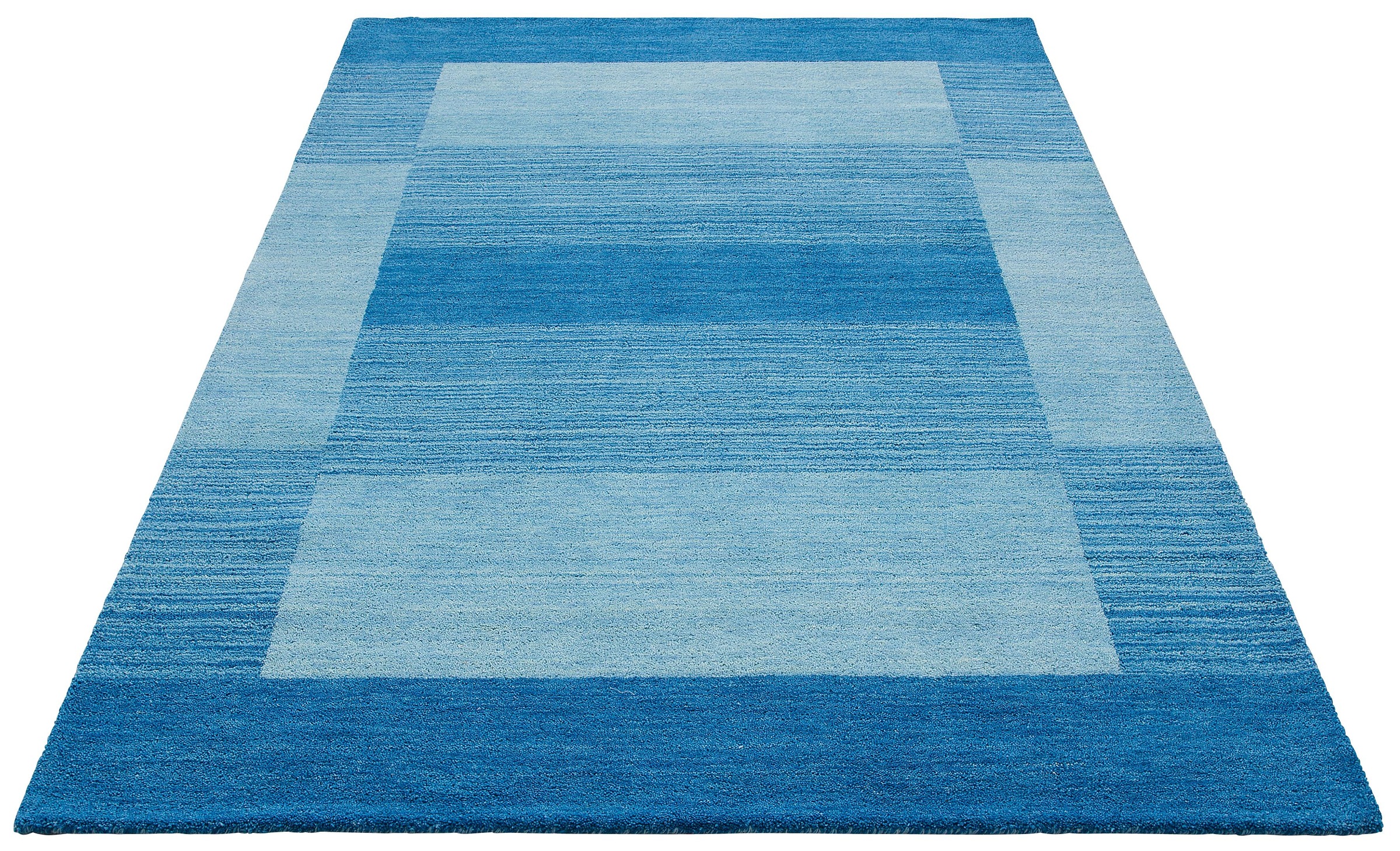 Image of Theko Exklusiv Wollteppich »Gabbeh Super«, rechteckig, 9 mm Höhe, Handweb Teppich, reine Schurwolle, handgewebt, mit Bordüre, ideal im Wohnzimmer & Schlafzimmer bei Ackermann Versand Schweiz