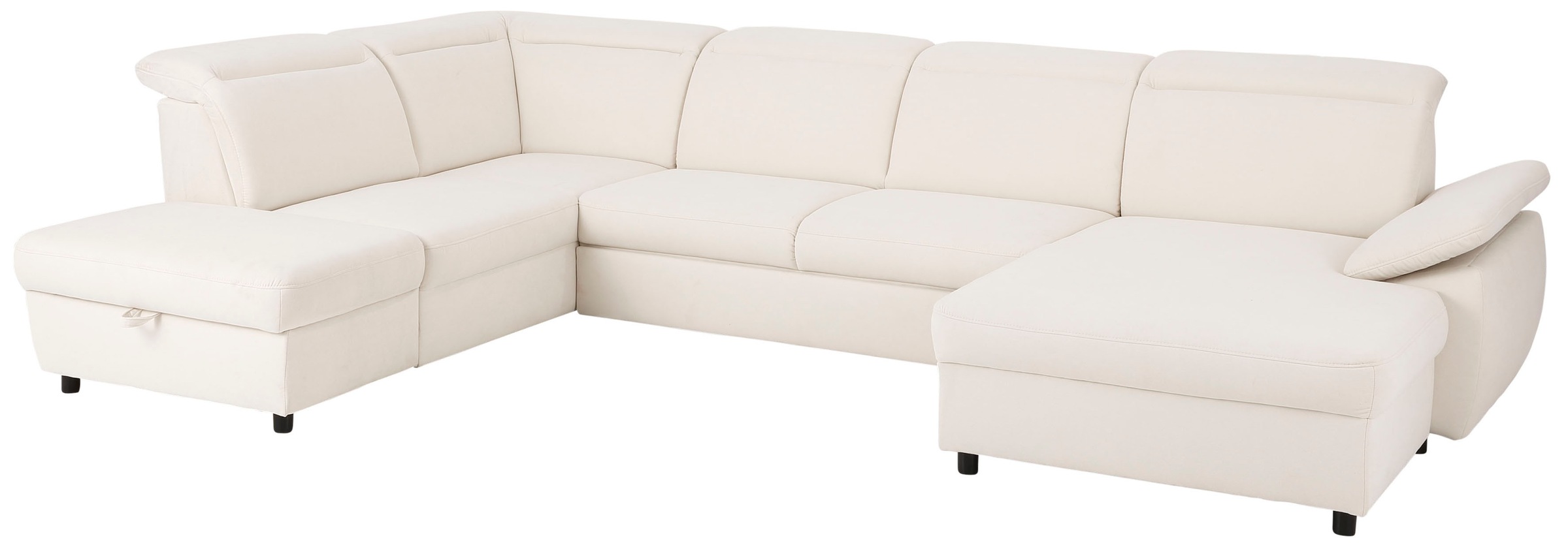 Image of Home affaire Wohnlandschaft »Mauritius«, mit Kopfteil- und Armlehnverstellung, wahlweise mit Bettfunktion und Bettkasten bei Ackermann Versand Schweiz