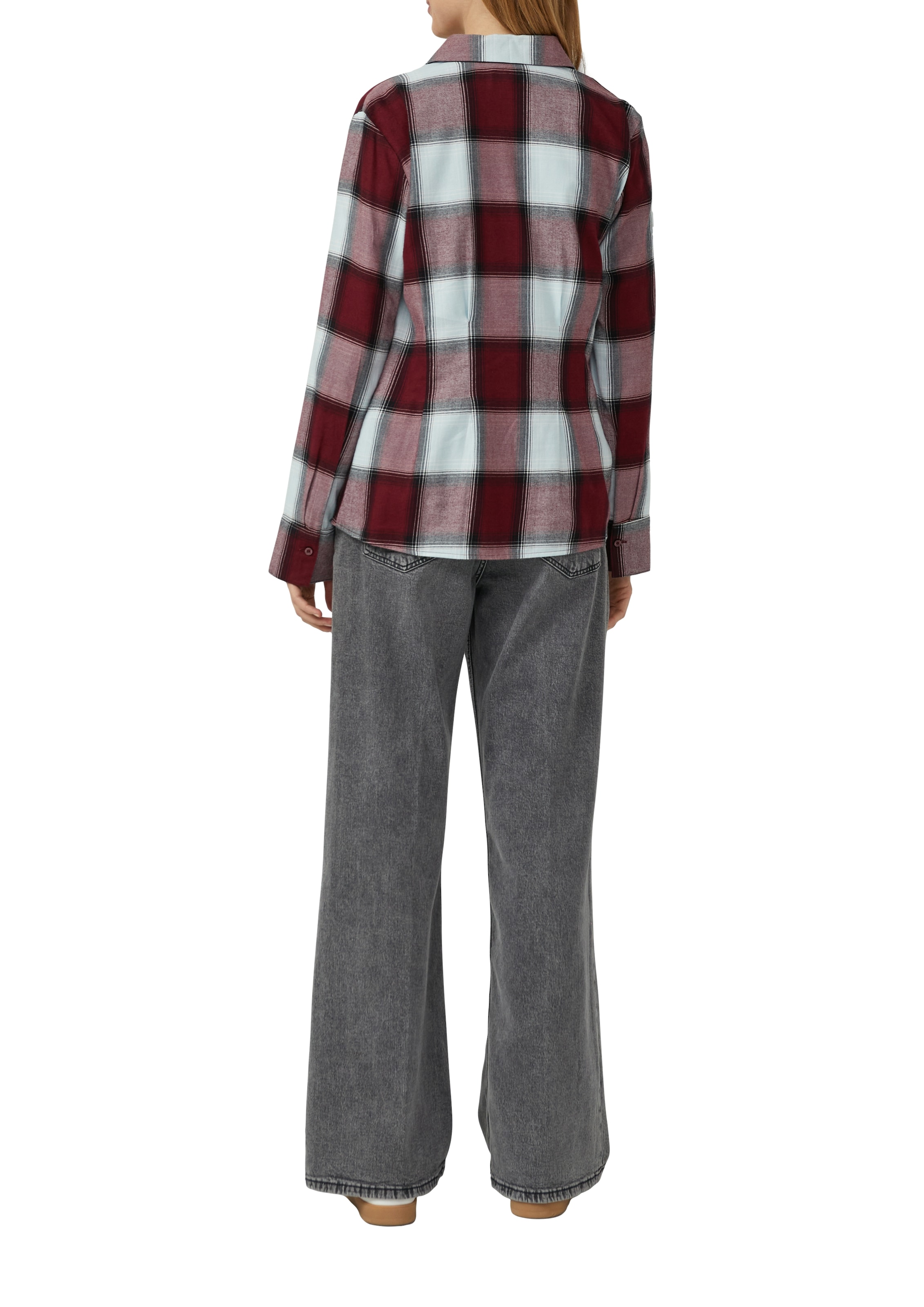 s.Oliver Hemdbluse mit Karo Muster