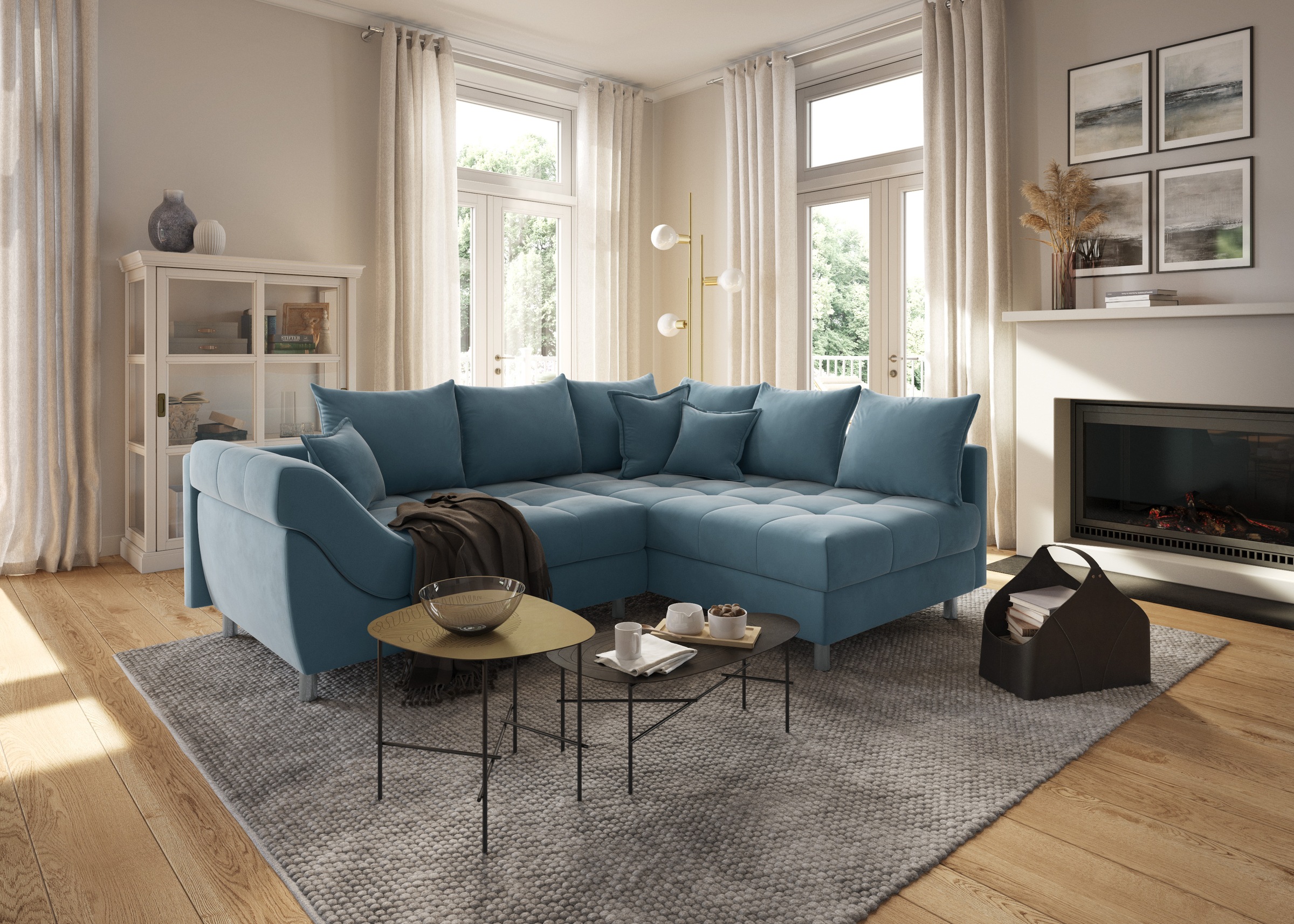 Image of COLLECTION AB Ecksofa »Joseli«, inklusive komfortablen Federkerns, Recamiere links oder rechts montierbar bei Ackermann Versand Schweiz