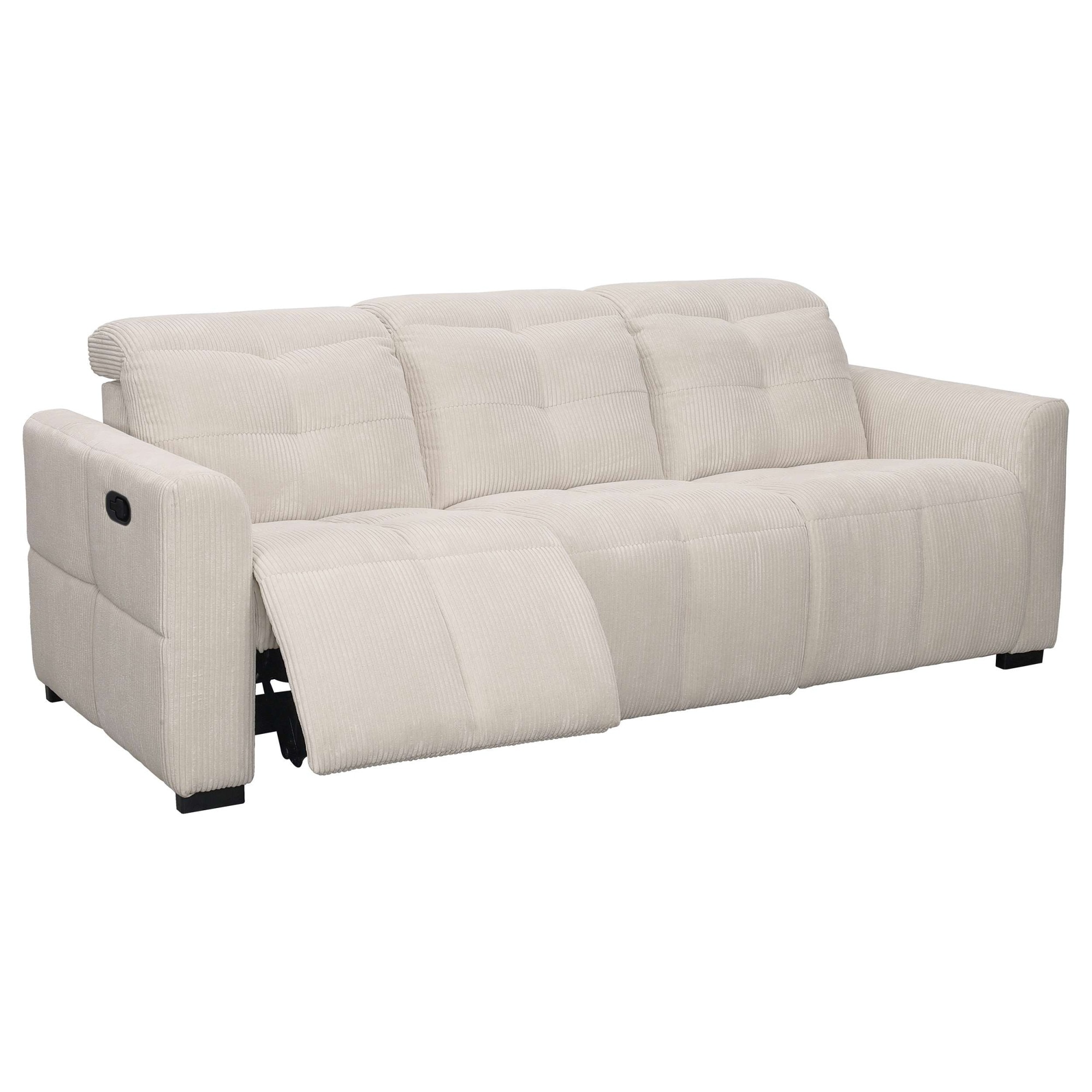 GOODproduct »CAARLA Cord, Sofa, 224 cm, man. oder elektr. Relaxfunktion (USB-A/C)« mit USB-A und USB-C bei elektrischer Ausführung, Kopfteilverstellung