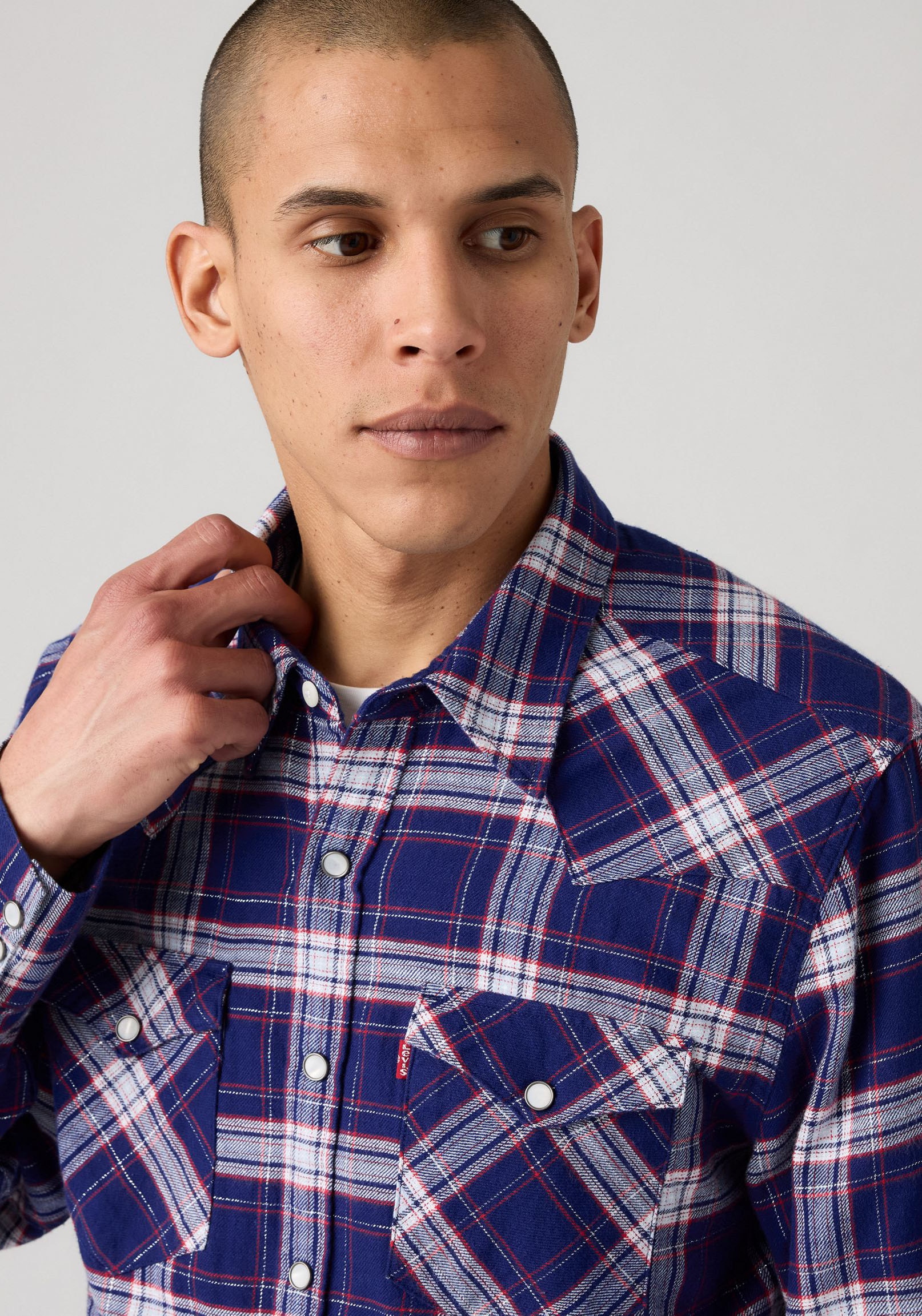 Levi's® Chemise en flanelle »BARSTOW WESTERN STANDARD« in verschiedenen Karo-Dessins