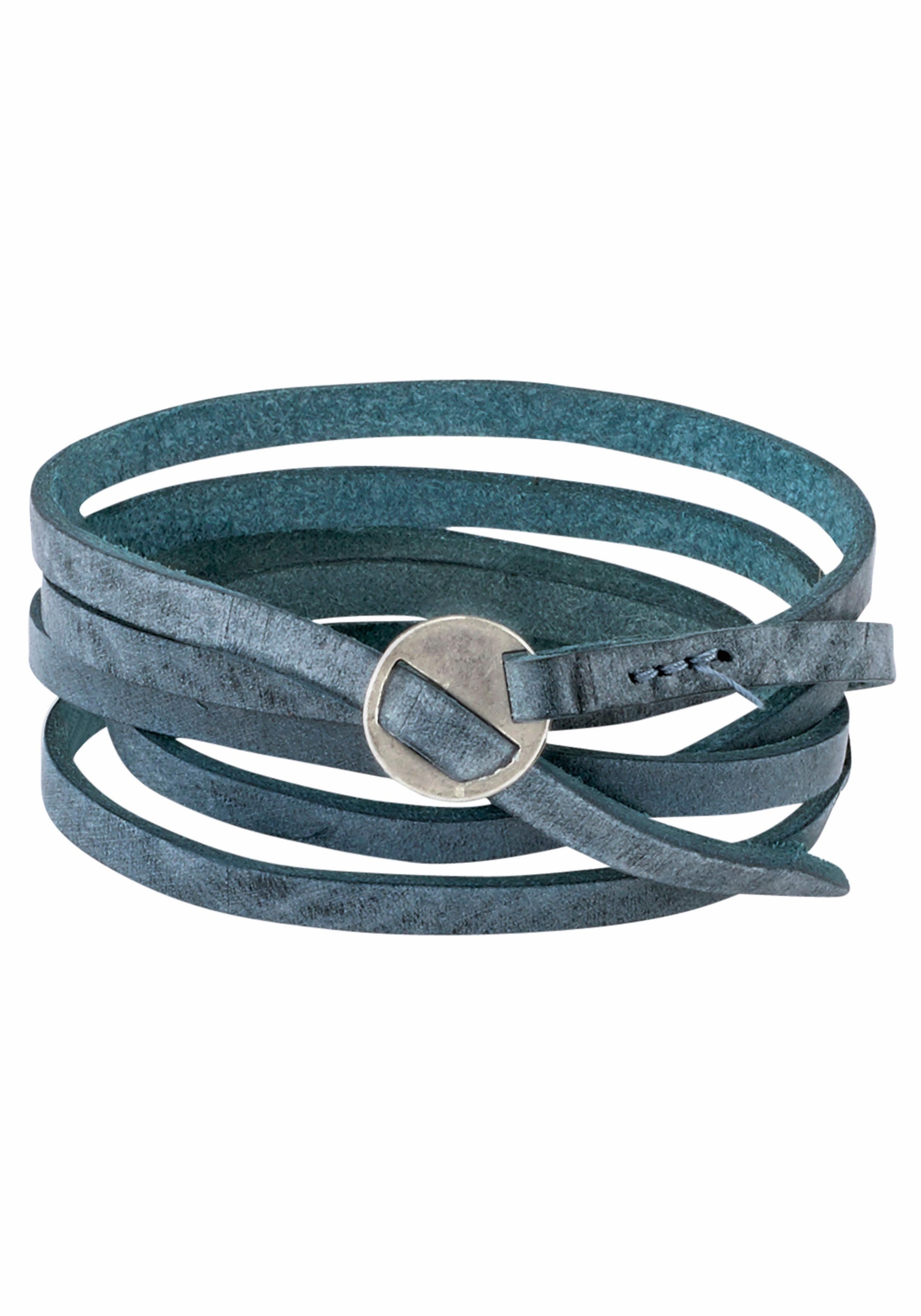 Image of J.Jayz Lederarmband »zum Wickeln, mit trendiger Metallschliesse«, (1 tlg.) bei Ackermann Versand Schweiz