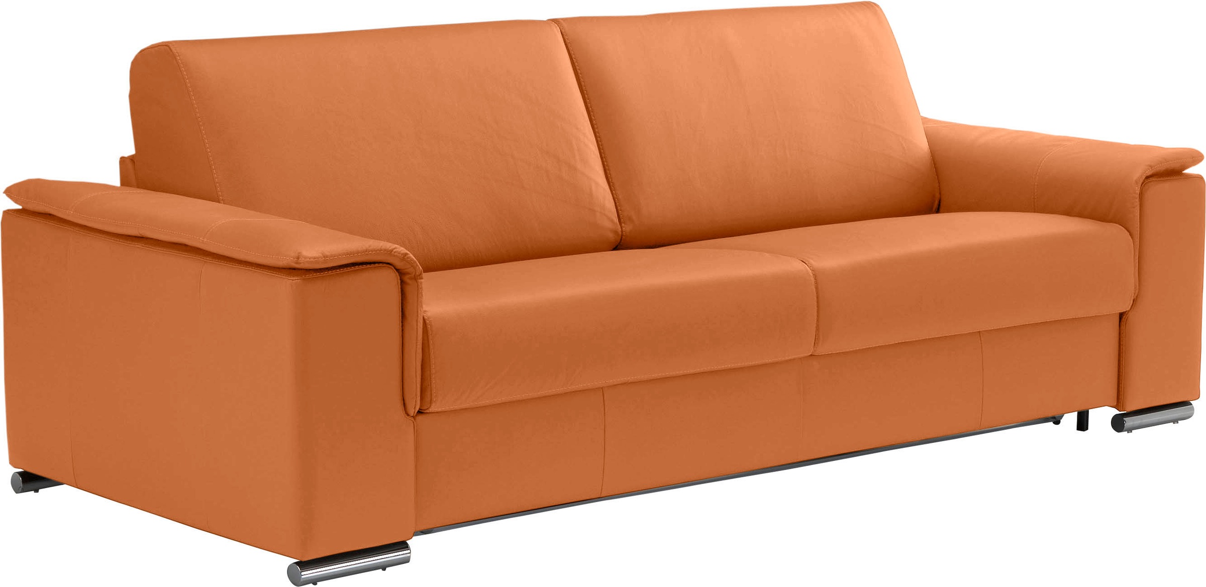 Egoitaliano Schlafsofa »Cecilia, modern & elegant, erstklassiger Sitzkomfort, Dauerschläfer«, inkl. Matratze und hochwertigem Metallbettrahmen, toller Schlafkomfort