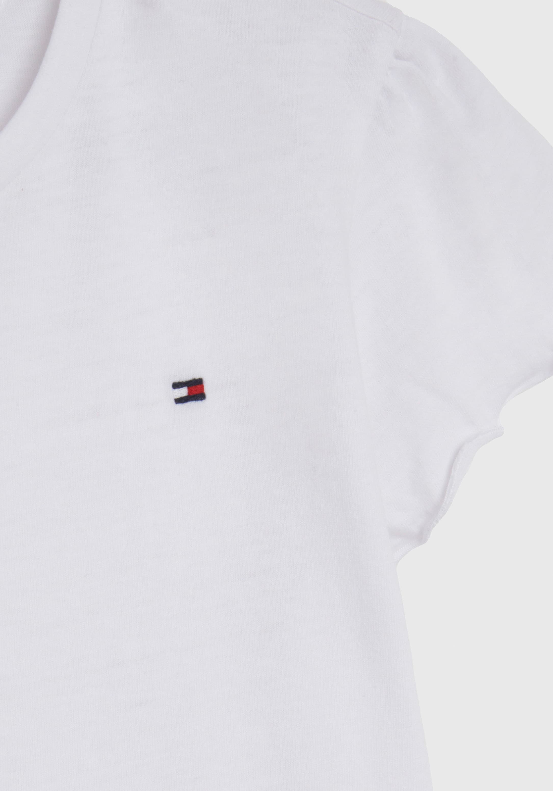 Tommy Hilfiger T-Shirt »ESSENTIAL RUFFLE SLEEVE TOP S/S«, mit kurzen Ärmeln