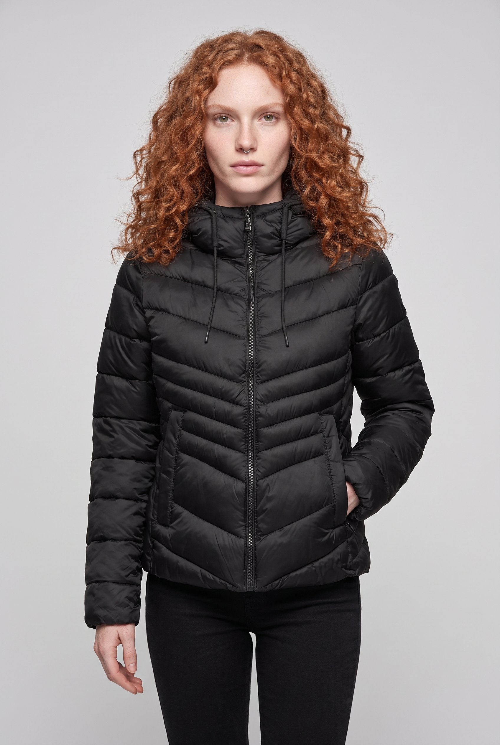 ONLY Veste matelassée »ONLMIMI HOOD JACKET CC OTW« avec capuche fibre synthétique
