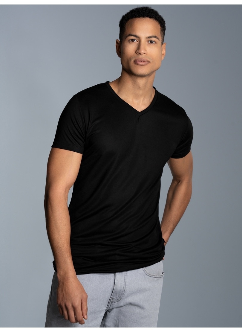 Trigema T-shirt »TRIGEMA V-Shirt aus 100% Lyocell« 1 cuis