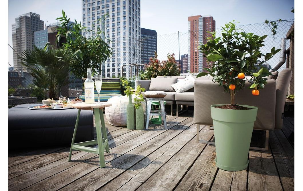 Elho Blumentopf »Loft Urban Rund Hoch 35 cm«