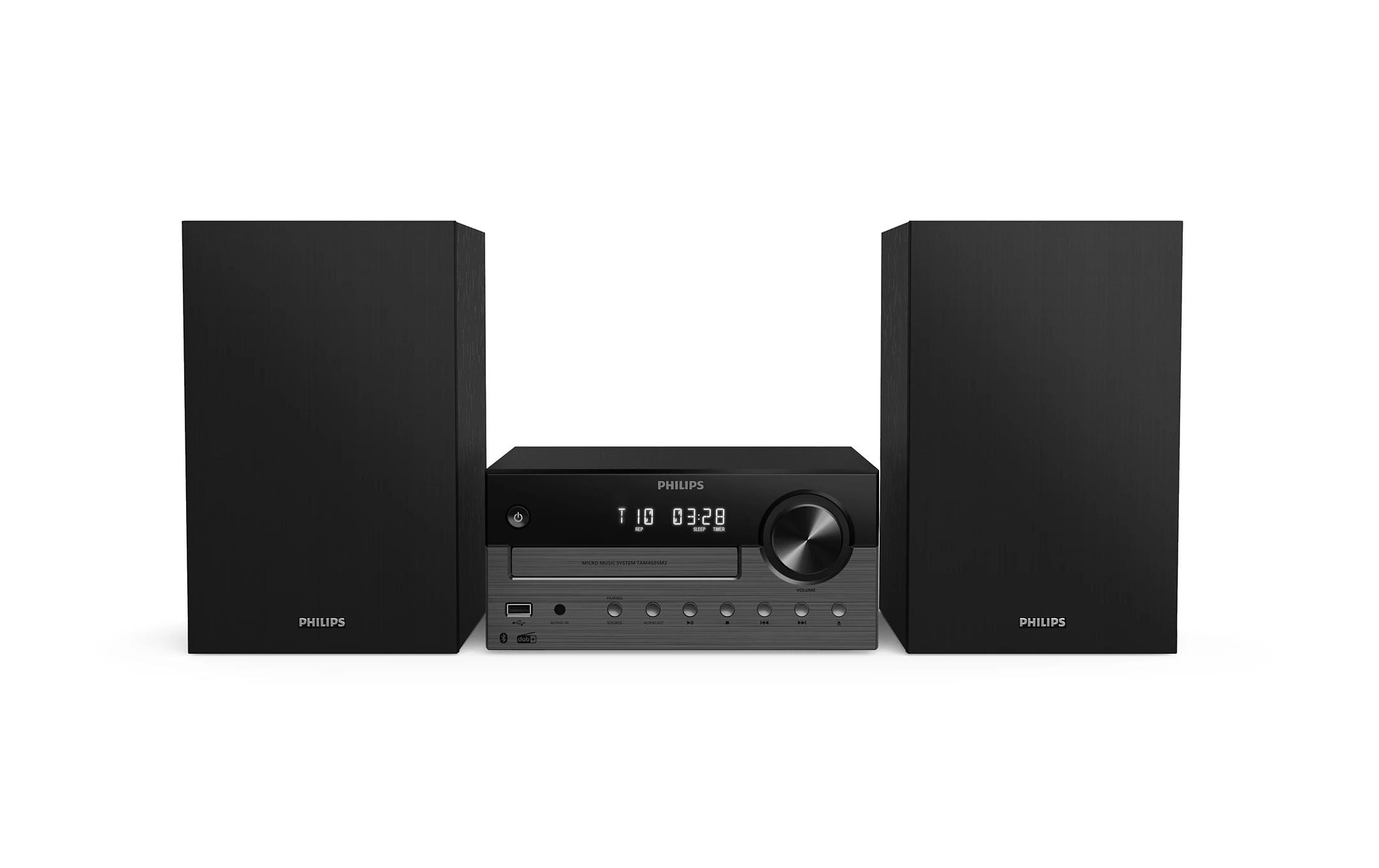 Image of Philips Stereoanlage "Micro-HiFi Anlage TAM4505M2/12" ( Digitalradio (DAB+) FM-Tuner )