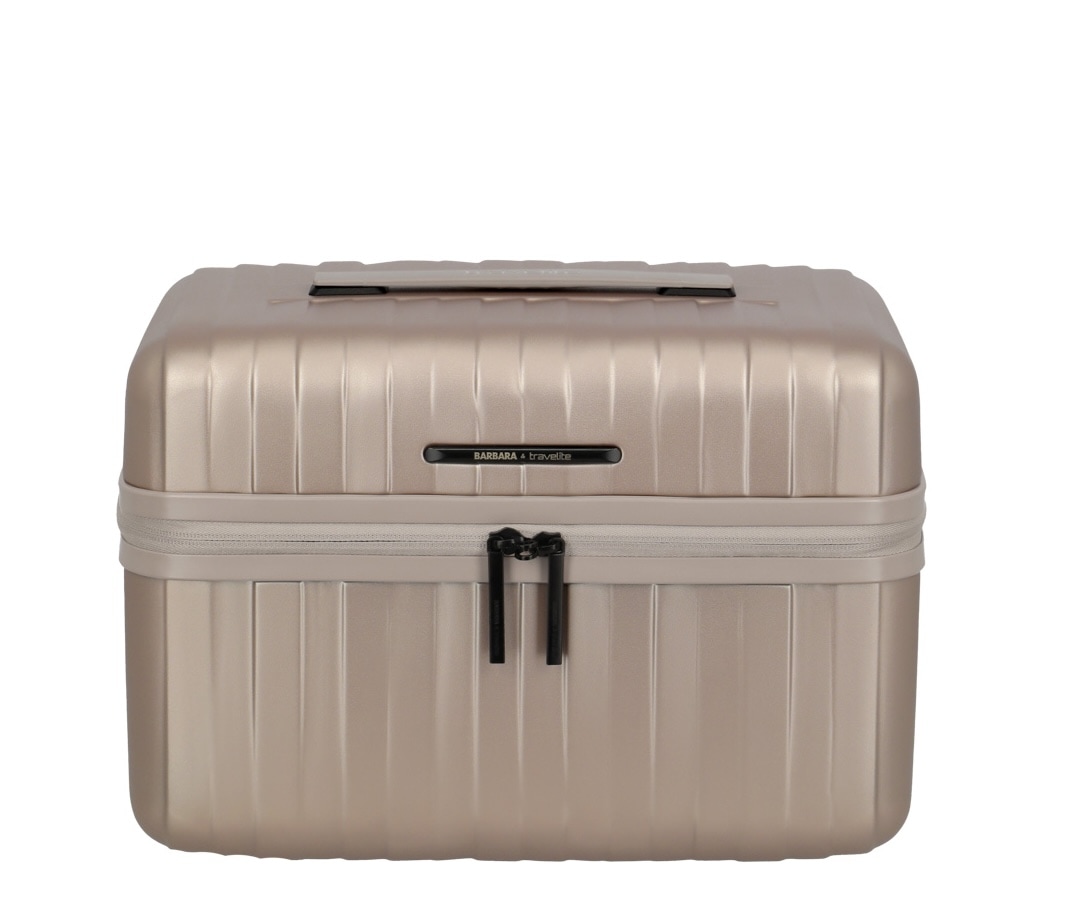 travelite Trousse de beauté »BARBARA NOVELTY Kosmetikkoffer« avec fente pour trolley et système de rangement flexible